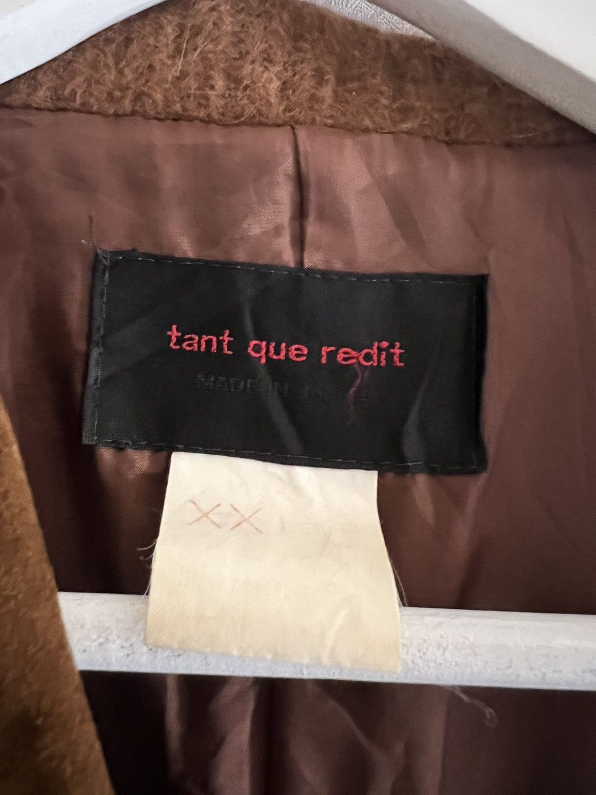 Japanese Brand Tant Que Redit Jacket Minimalist Japanese Designer Size S / US 4 / IT 40 - 10 Thumbnail