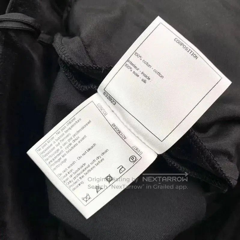 Chanel Chanel Black Cotton Casual Pants . Size 26" / US 2 / IT 38 - 5 Thumbnail