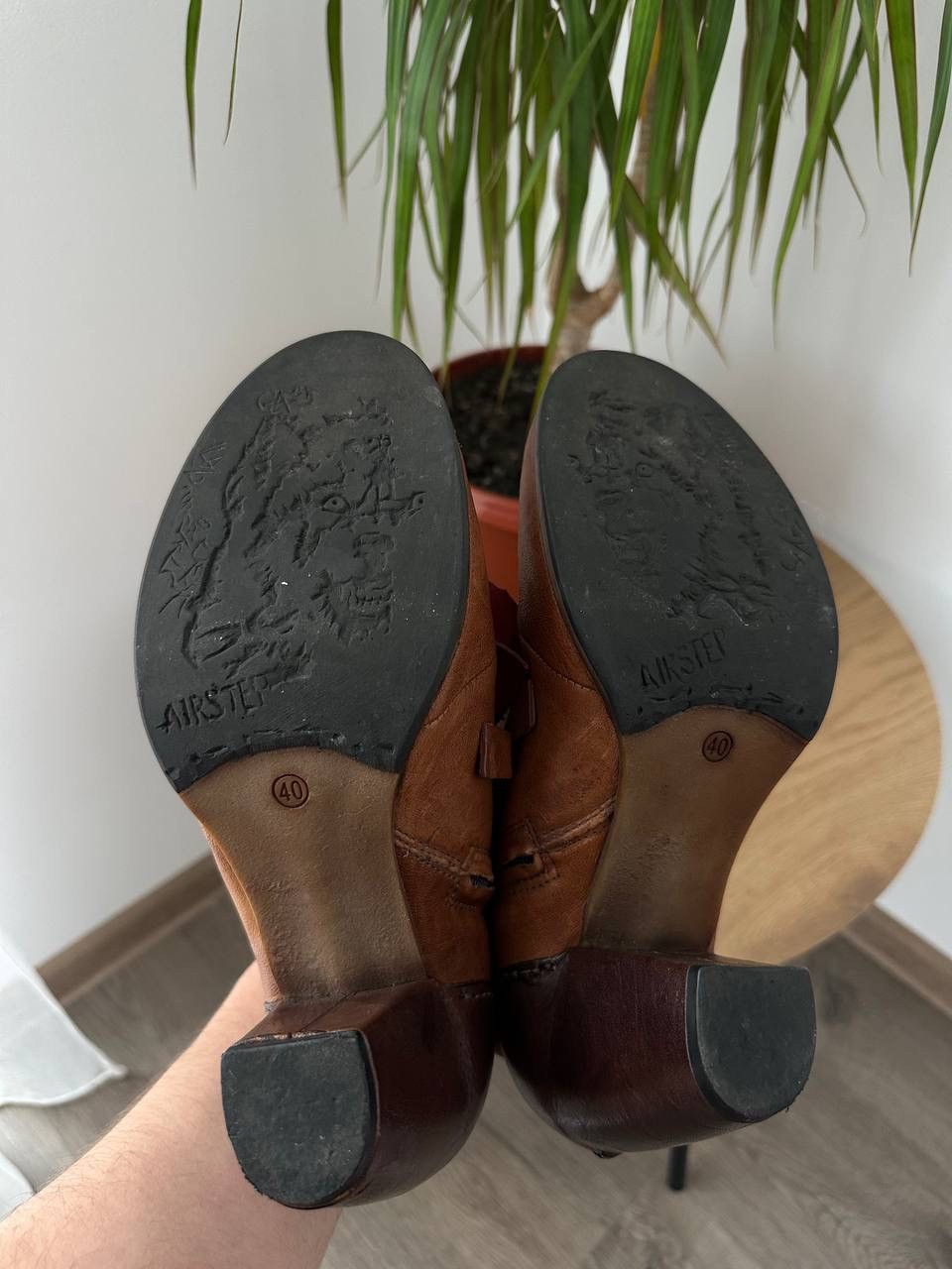 A.S.98 × Japanese Brand × Vintage Vintage Japanese A.S98 Brown Leather Air Step Womesn Boots Size US 8.5 / IT 38.5 - 16 Thumbnail