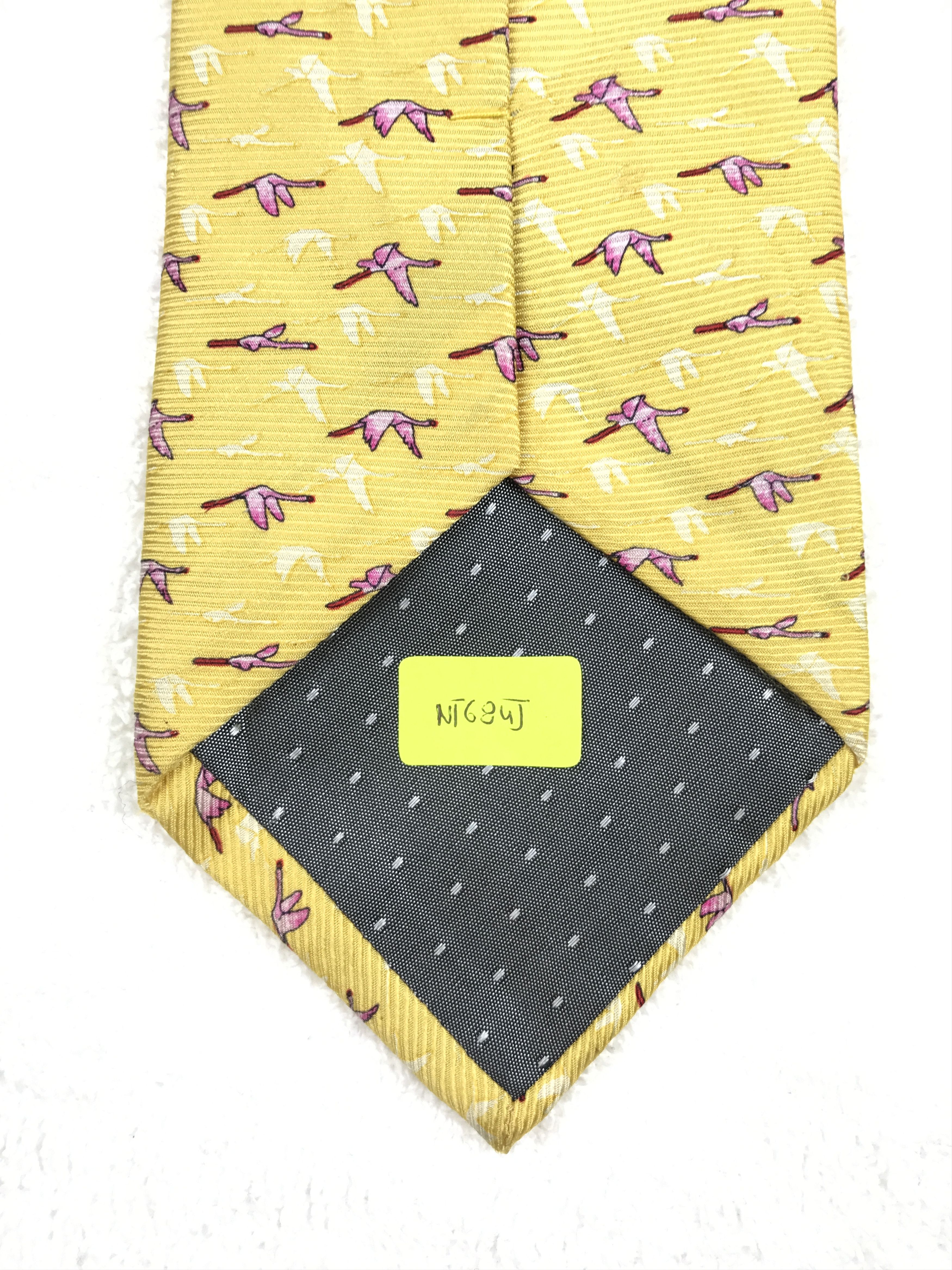 Designer × Vintage Vintage Cattani Uomo Silk Necktie Size ONE SIZE - 8 Thumbnail