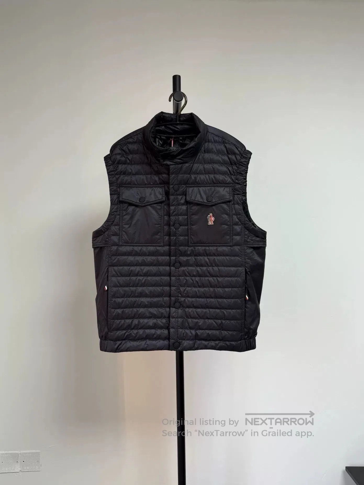 Moncler Moncler Black Thin Down Vest. Size US L / EU 52-54 / 3 - 9 Thumbnail
