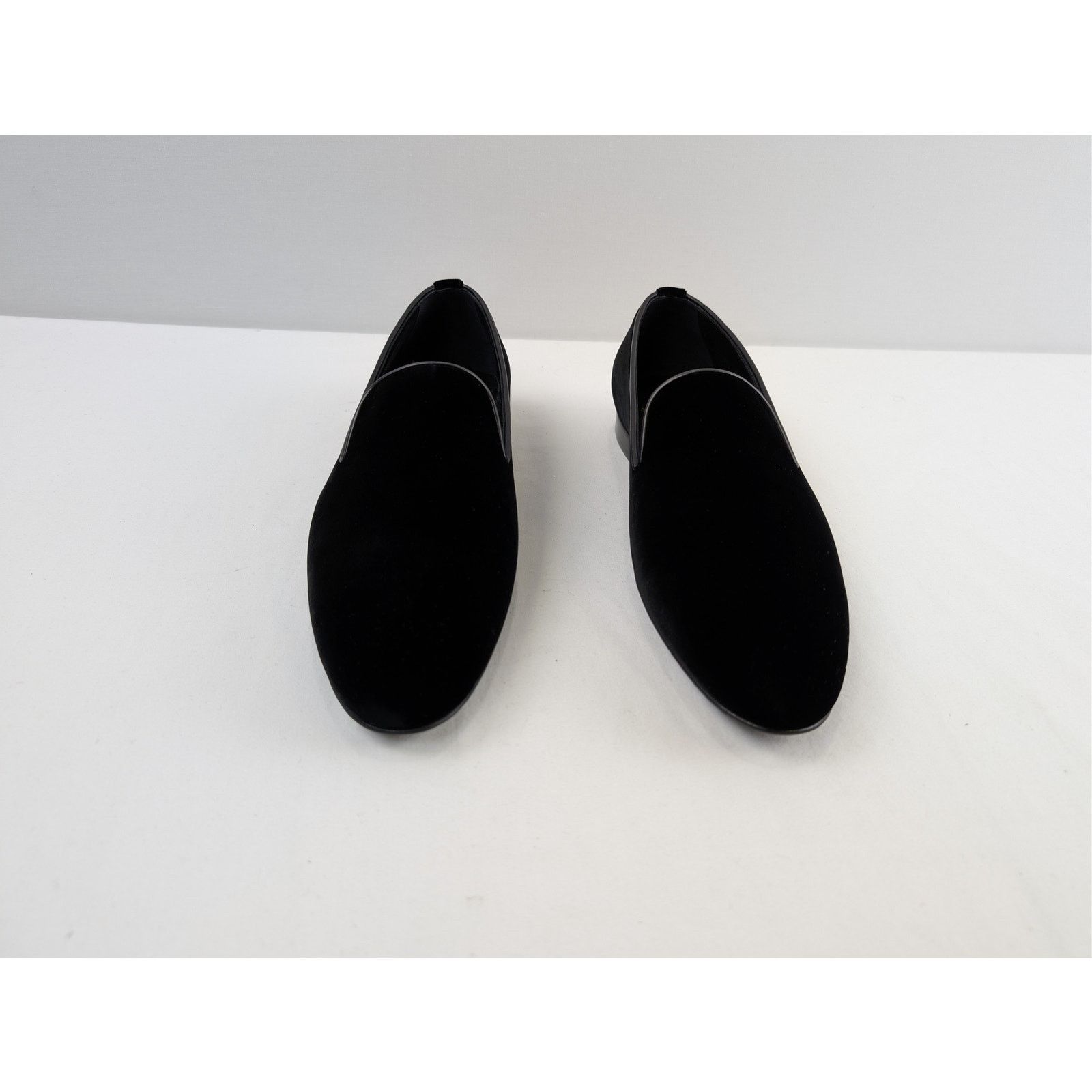 Saint Laurent Paris o1rshd1 velvet slip-on loafers shoe in Black Size US 8 / EU 41 - 9 Thumbnail