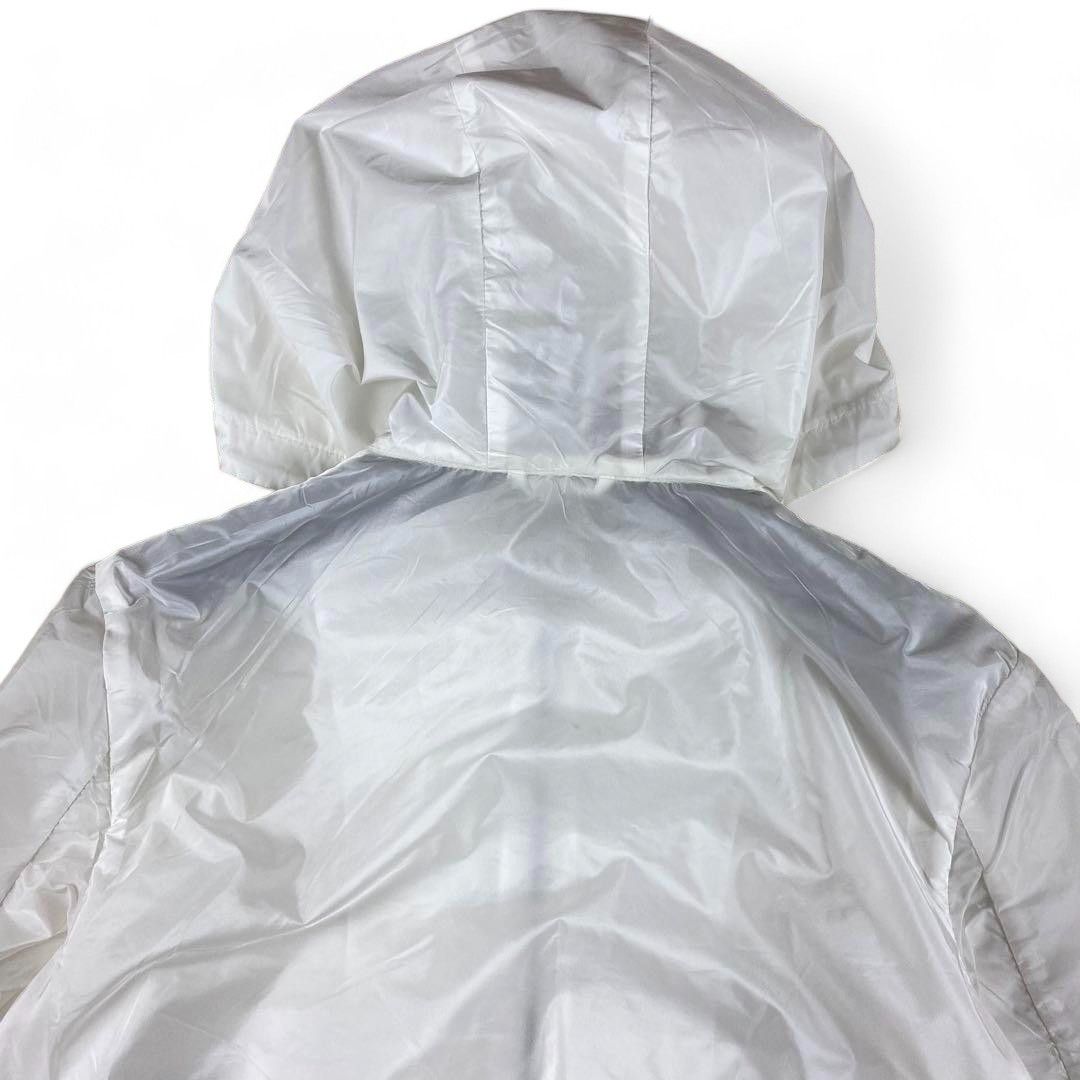 Prada Prada - L white nylon rainjacket summer triangle logo plate Size US L / EU 52-54 / 3 - 6 Thumbnail