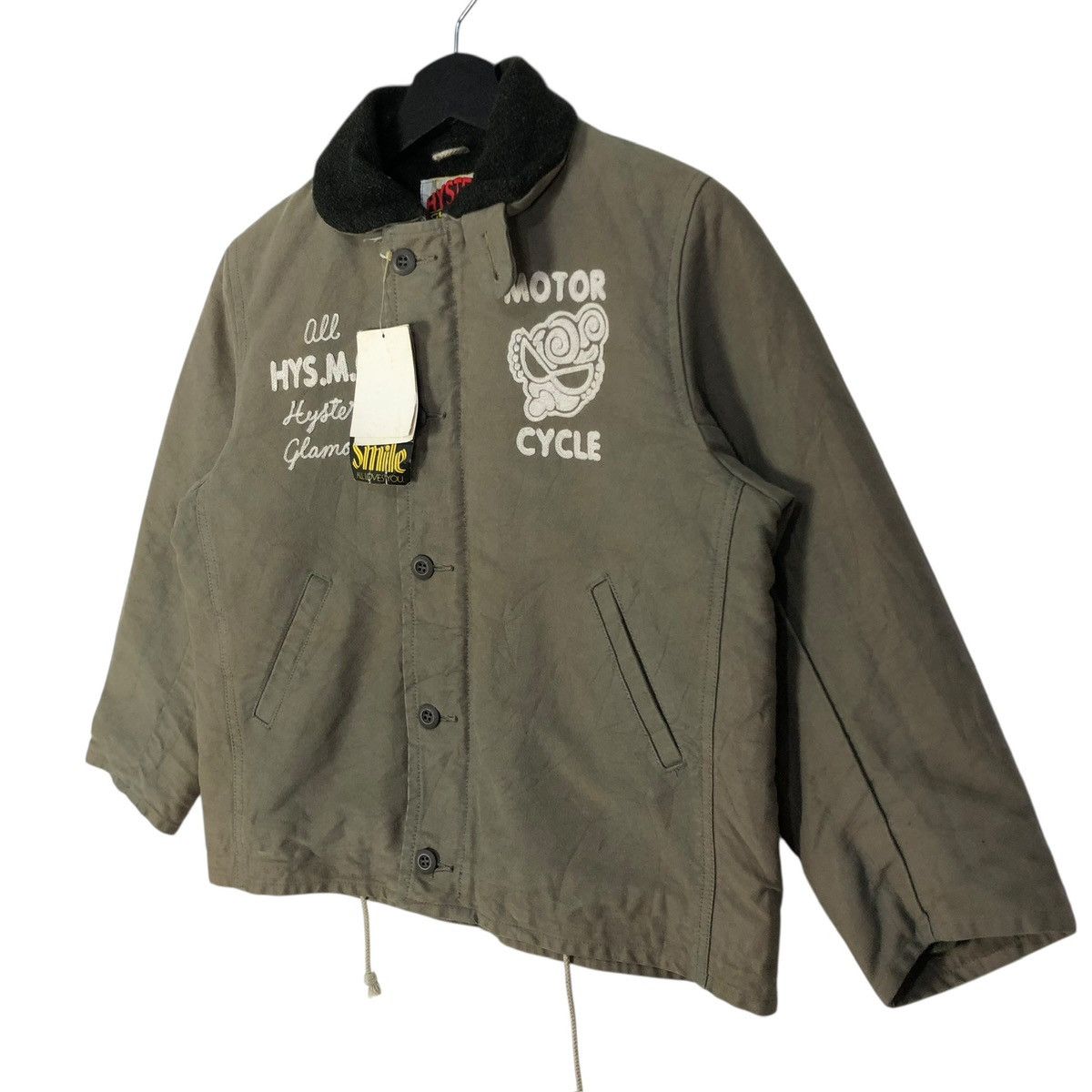 Hysteric Glamour Vintage Hysteric Glamour Canvas Jacket Sun Faded For Kids Size US S / EU 44-46 / 1 - 3 Thumbnail