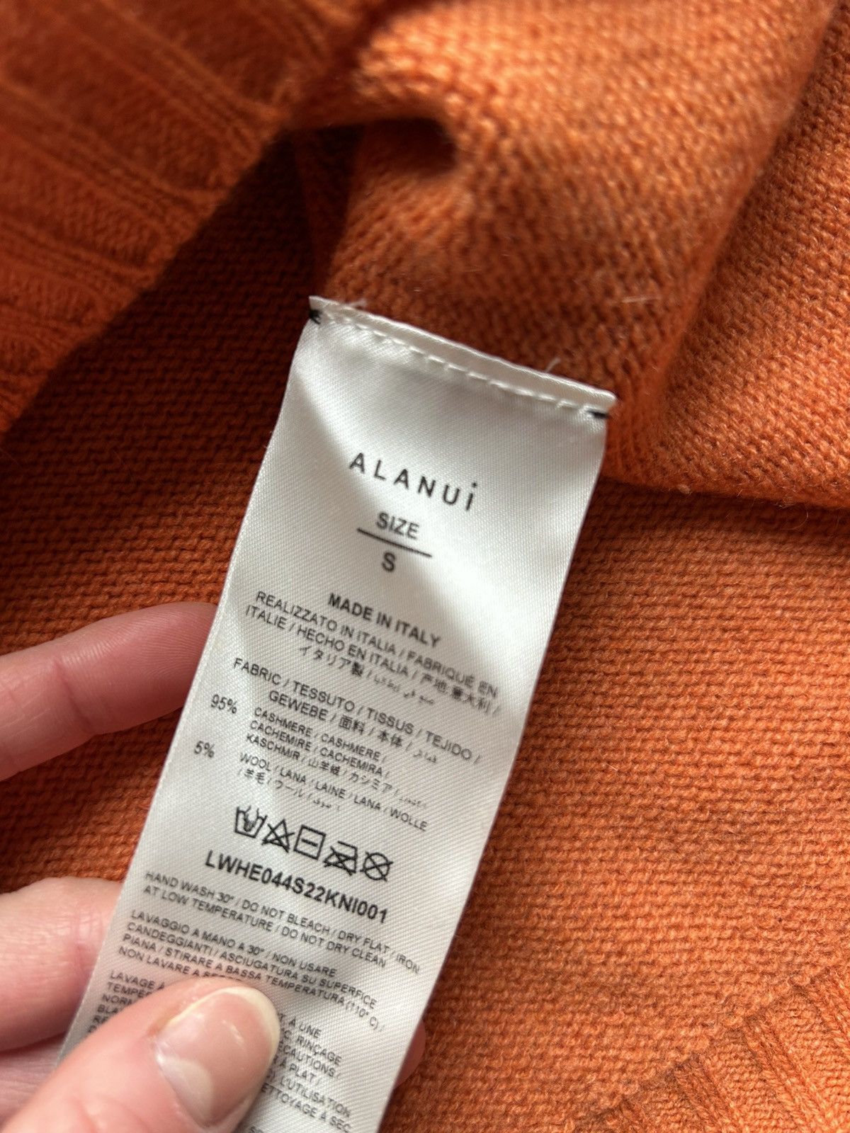 Alanui Alanui orange cashmere jumper S aztec Size S / US 4 / IT 40 - 7 Thumbnail