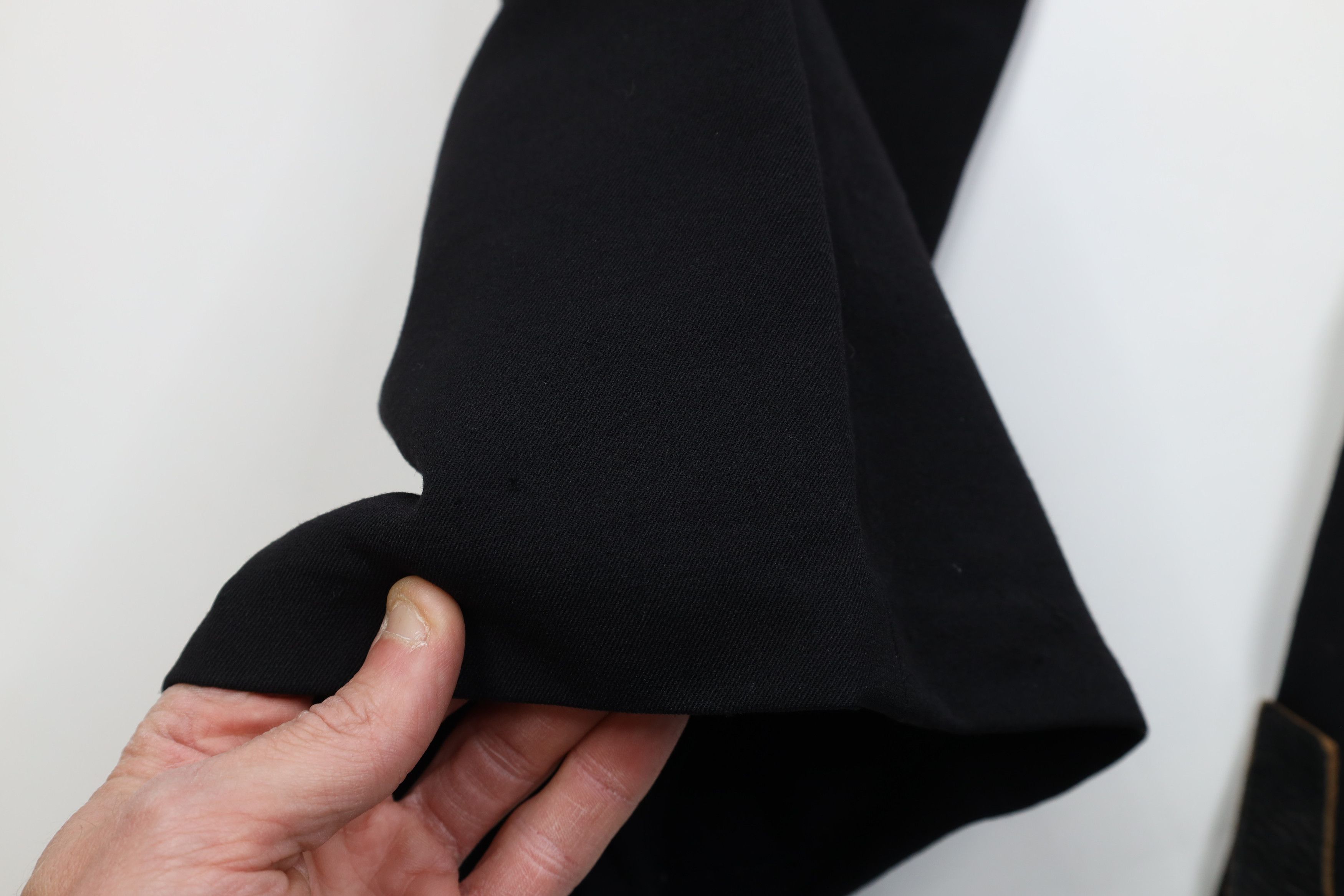 Vintage Vintage 70s Blend Knit Stirrup Ski Pants Black West Germany Size 36" / US 14 / IT 50 - 6 Thumbnail