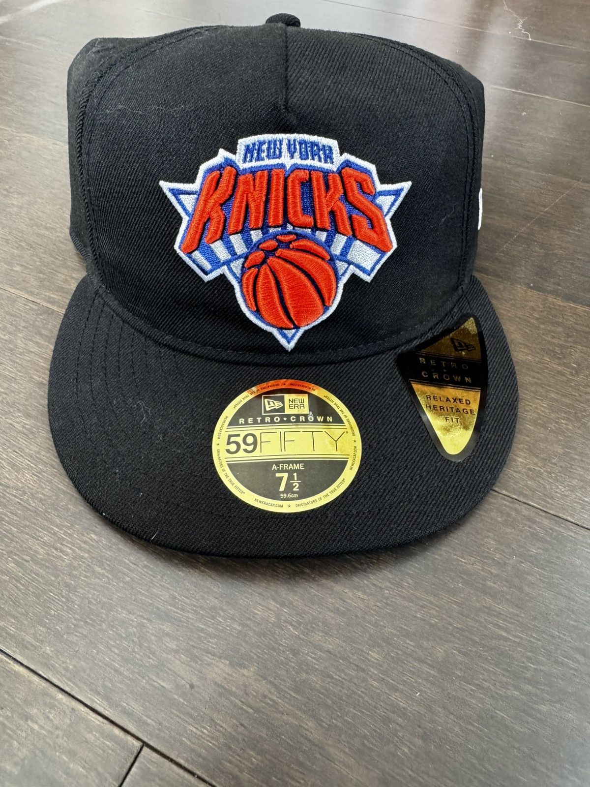 New York Knicks BohoWool RetroCrown 59FIFTY Fitted Hat 7 1/2