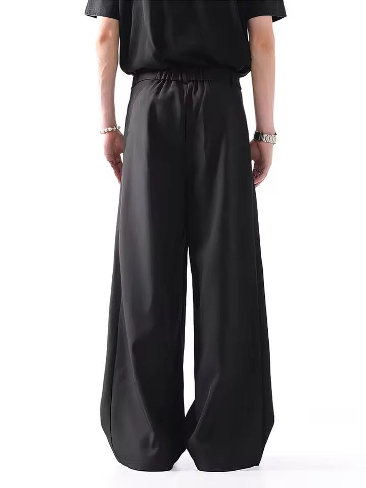 Vintage Extreme Wide Leg Pleated Trousers Baggy Pant Size US 37 - 2 Thumbnail