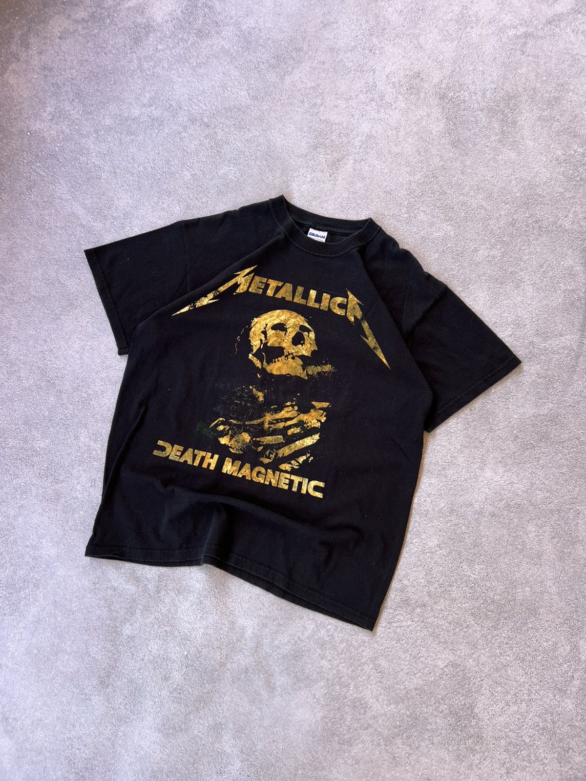 Band Tees Metallica “Death Magnetic” 2008 Tour Merch Tee Shirt Size US M / EU 48-50 / 2 - 2 Thumbnail