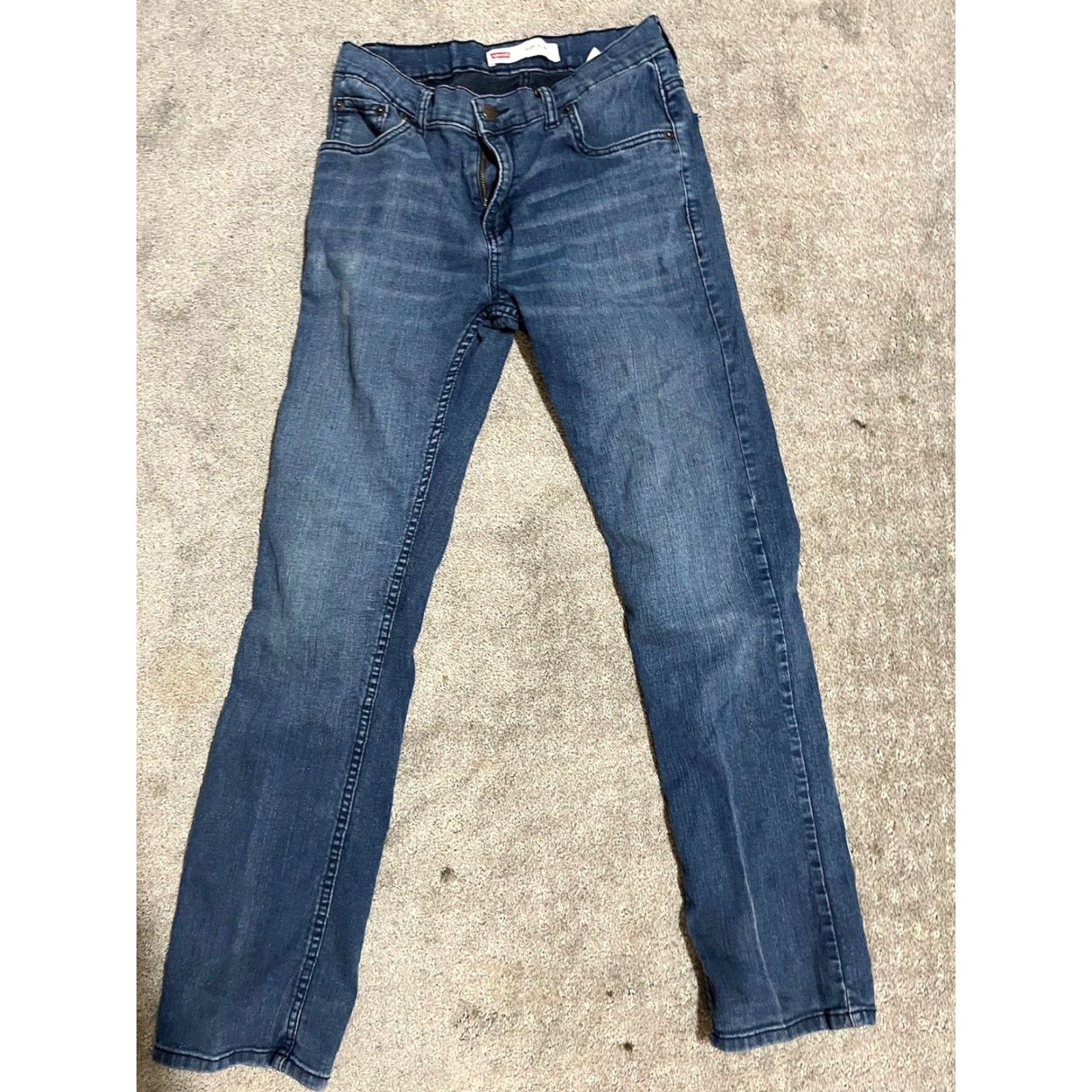 Levi's Levi's Jeans 511 Slim Jeans Boy s Casual 18R 29x29 Dark Blue Cotton Blend Size 29 18 Regular Blue Mens Womens Girls? Size 40" / US 18 - 3 Thumbnail