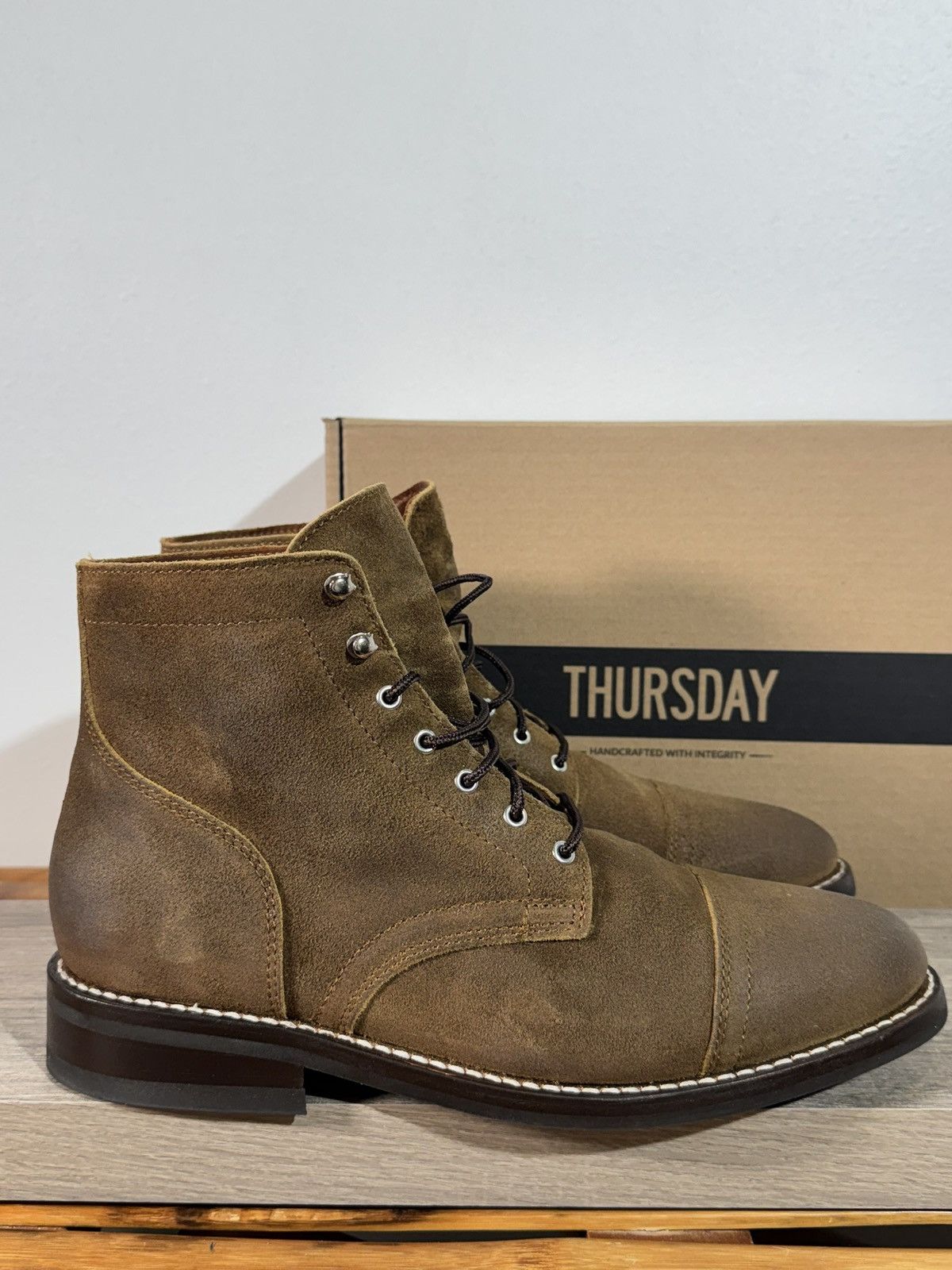 Thursday Boot Company Thursday Boot Co. Men’s Captain Boots Safari Suede Size 13 Size US 13 / EU 46 - 1 Thumbnail