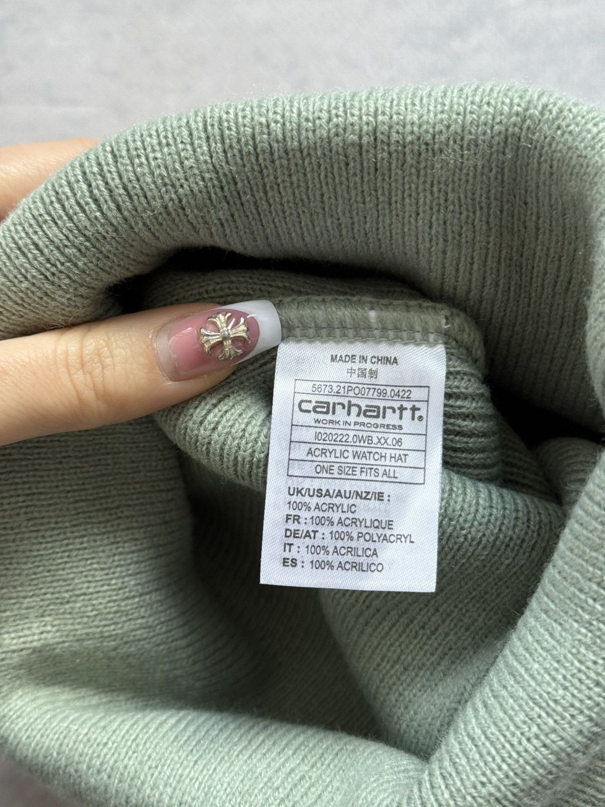 Carhartt × Vintage Carhartt awesome beanie🍀 Size ONE SIZE - 4 Thumbnail