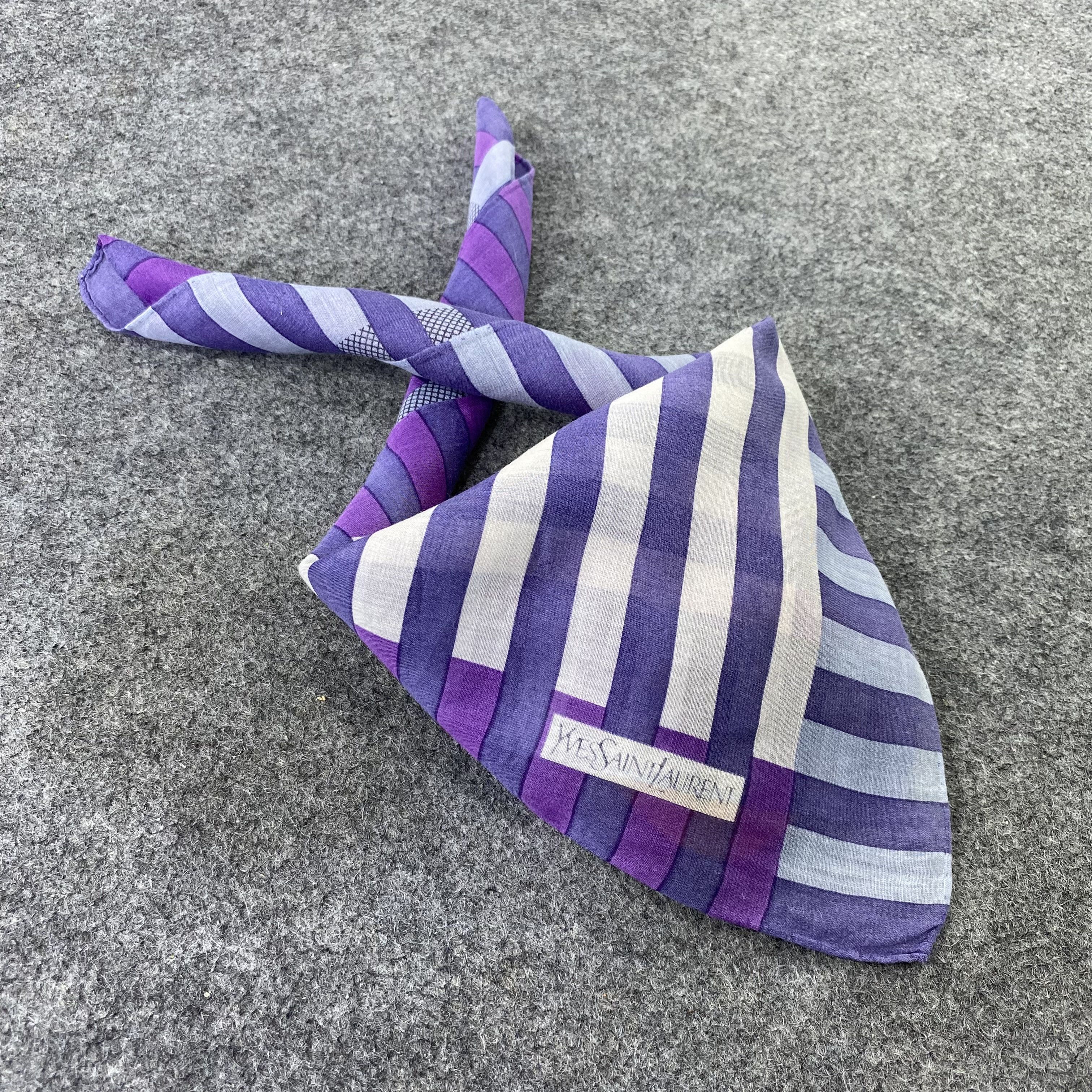 Designer Yves Saint Laurent Handkerchief / Bandana / Neckerchief-B699 Size ONE SIZE - 1 Thumbnail