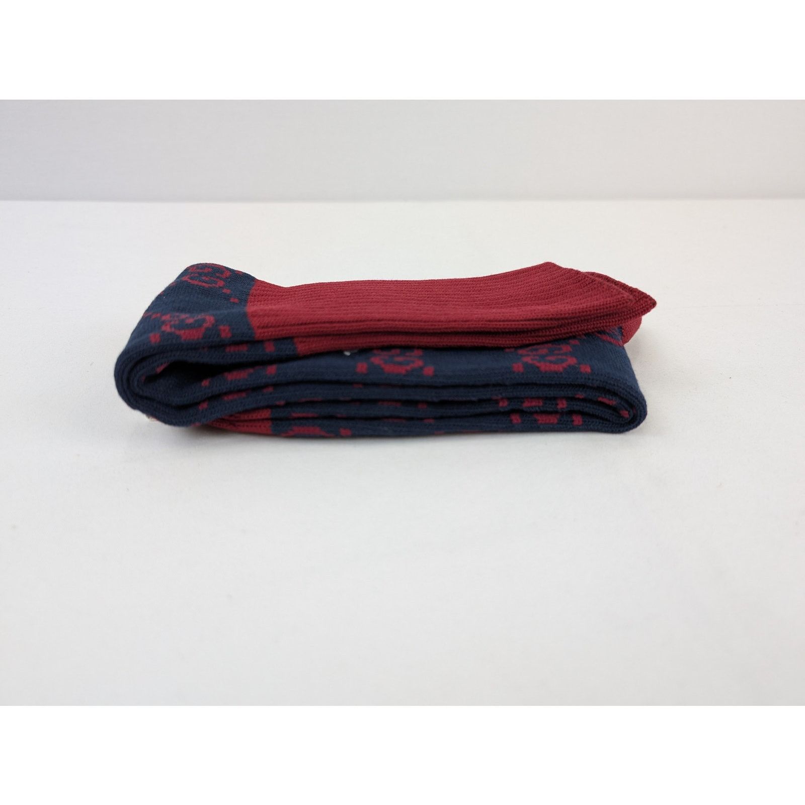 Gucci o1rshd1 Size: M / Long Socks in Navy/Red Size ONE SIZE - 12 Thumbnail