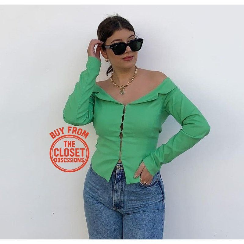 Zara ZARA Off-Shoulder Blazer NWT Size L / US 10 / IT 46 - 12 Thumbnail