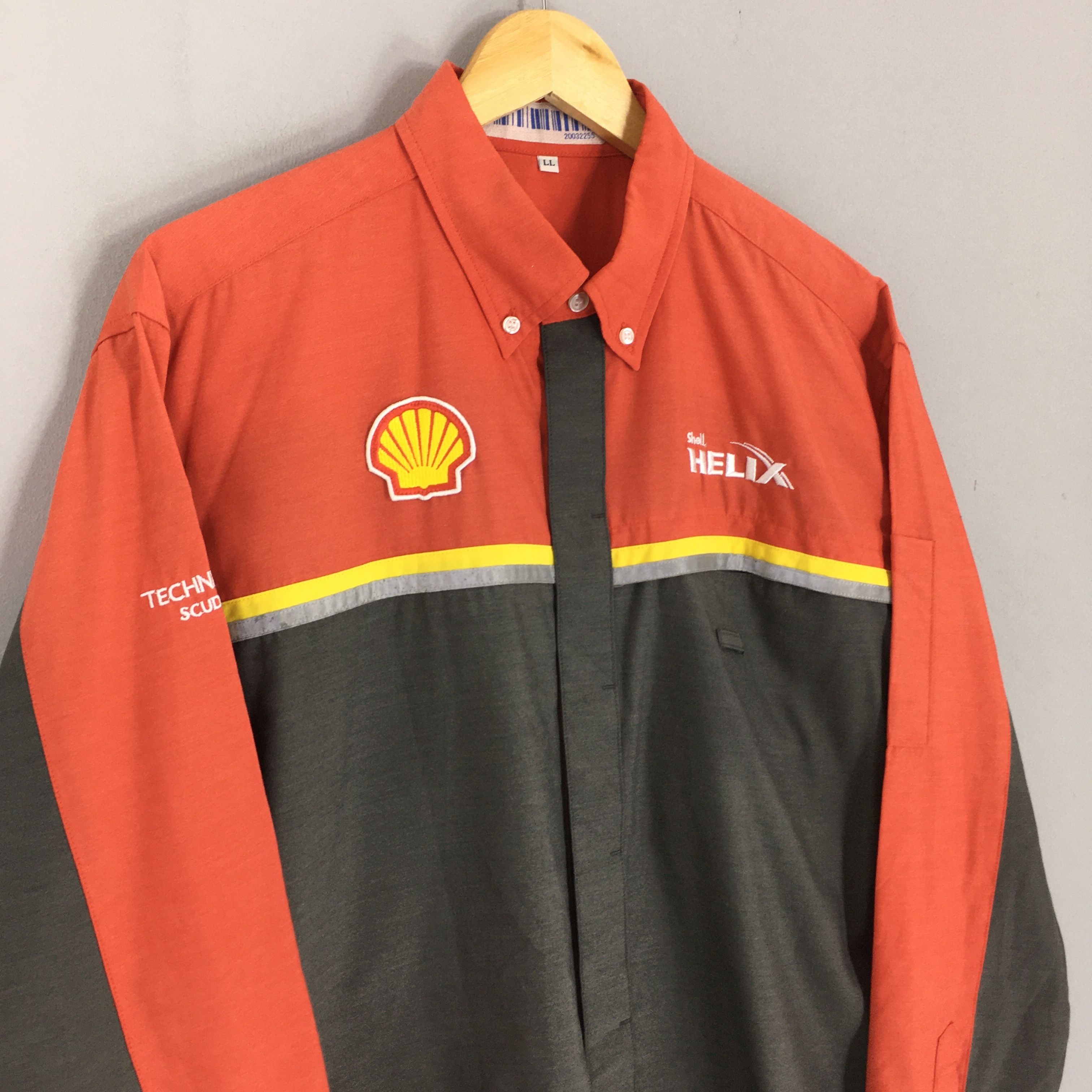Ferrari Vintage Shell Helix Workers Shirt XLarge Size US XL / EU 56 / 4 - 3 Thumbnail