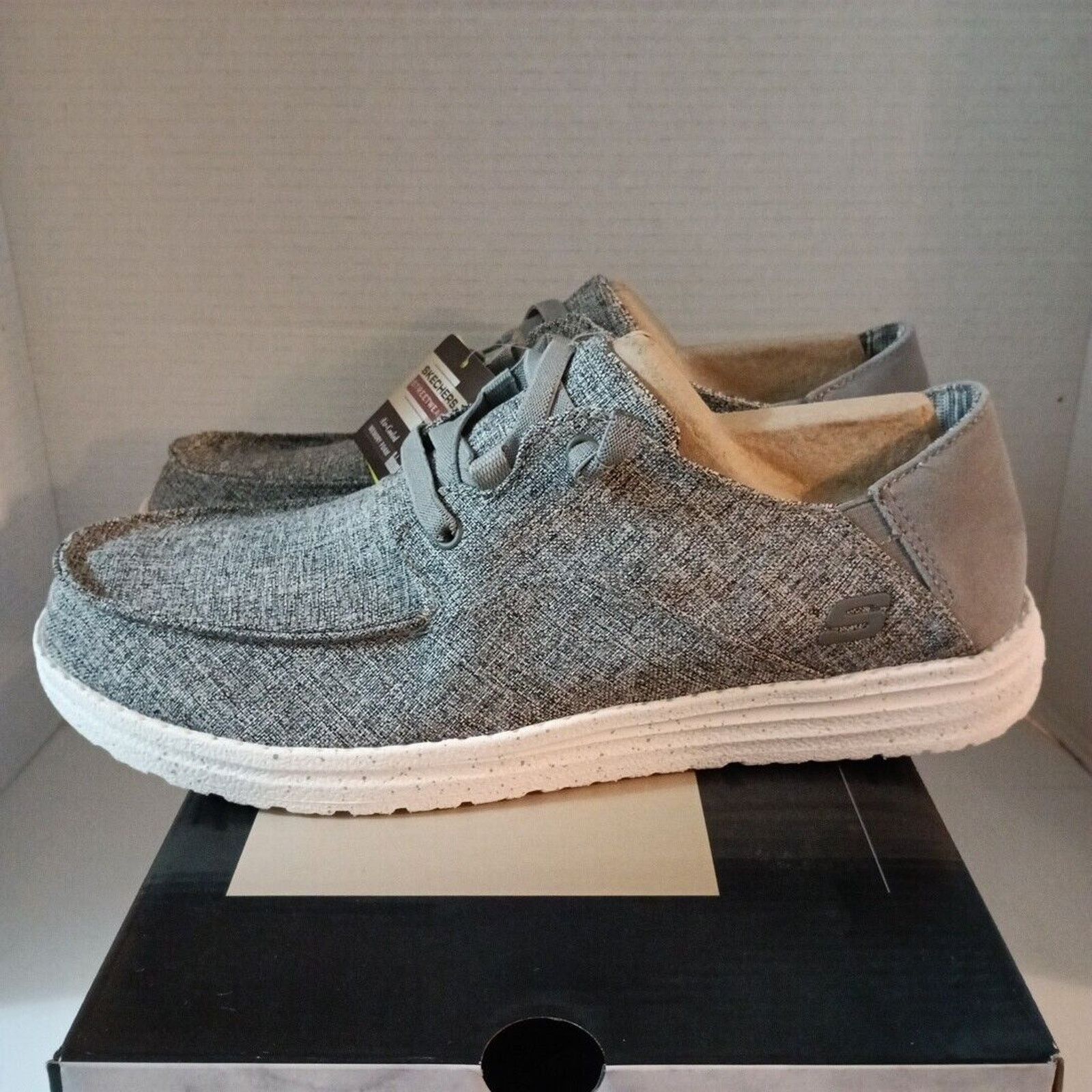 SKECHERS Skechers Mens Streetwear Melson Planon US Shoe Size 9.5 Gray Size US 9.5 / EU 42-43 - 4 Thumbnail