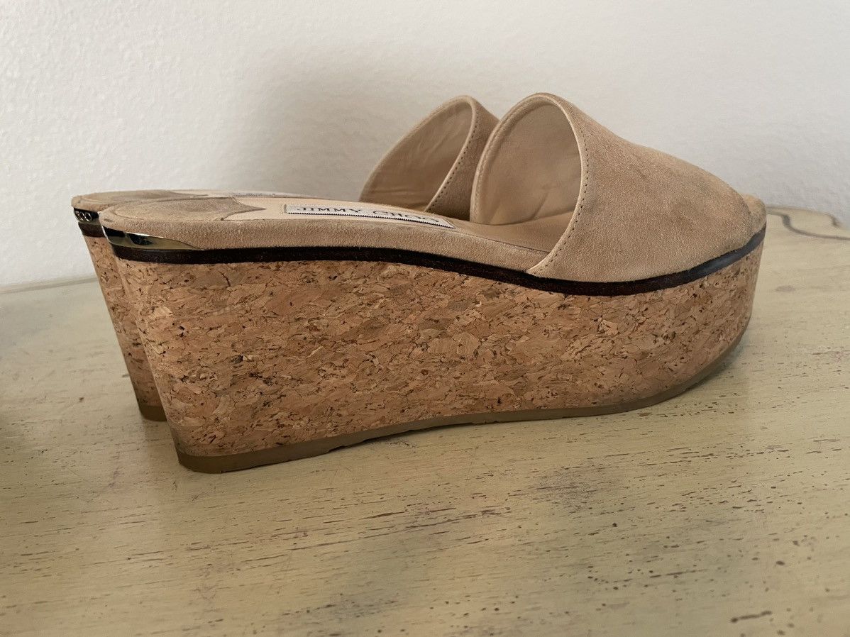 Jimmy Choo Deedee 80 Platform Slides Size US 7 / IT 37 - 6 Thumbnail