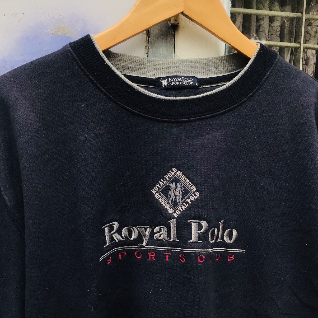 Vintage Vintage Royal Polo Crewneck Sweatshirt Size US L / EU 52-54 / 3 - 3 Thumbnail