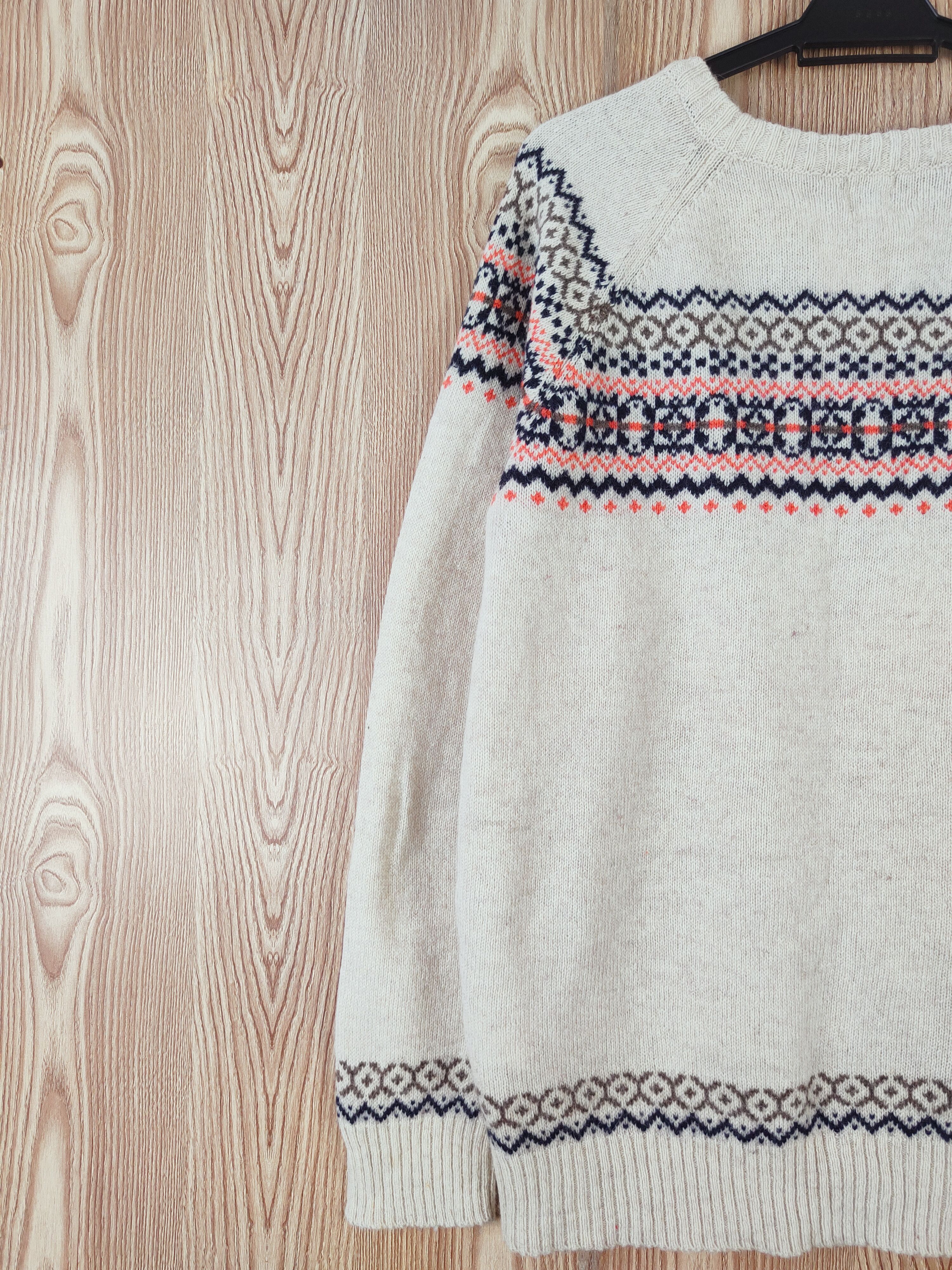 Japanese Brand × Vintage Kearney House Cream Knitwear Sweatshirts #W676 Size M / US 6-8 / IT 42-44 - 8 Thumbnail