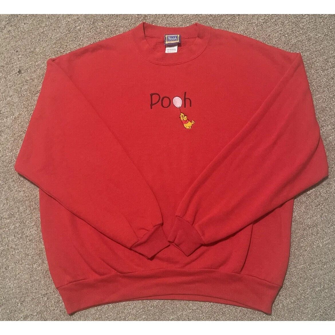 Disney Vintage 90's XL Disney Pooh Tigger Embroidered Crewneck Swea Size US XL / EU 56 / 4 - 7 Thumbnail