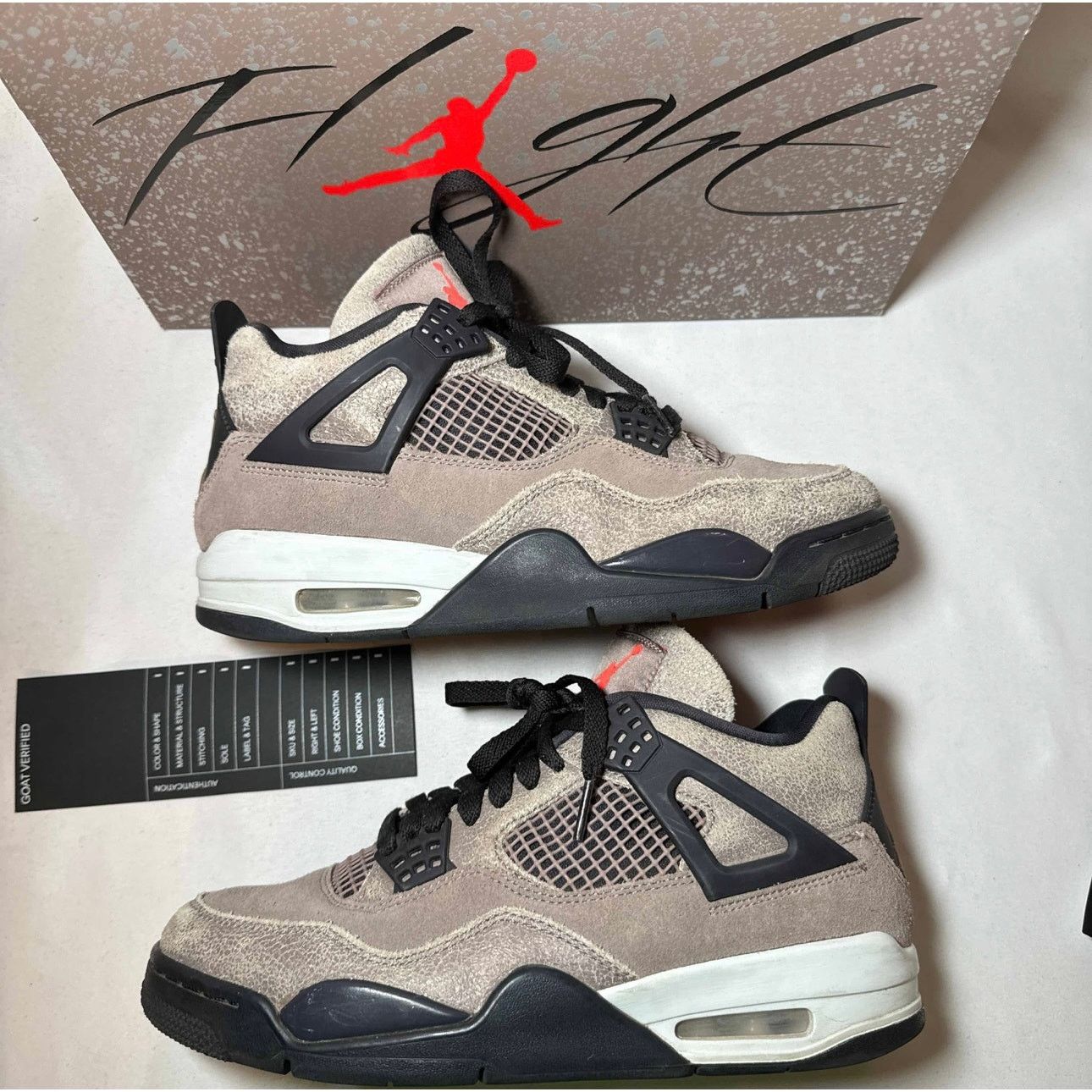 Jordan Brand × Nike Size 8 - Air Jordan 4 Retro Taupe Haze Men's Shoes Ships Now Size US 8 / EU 41 - 2 Thumbnail