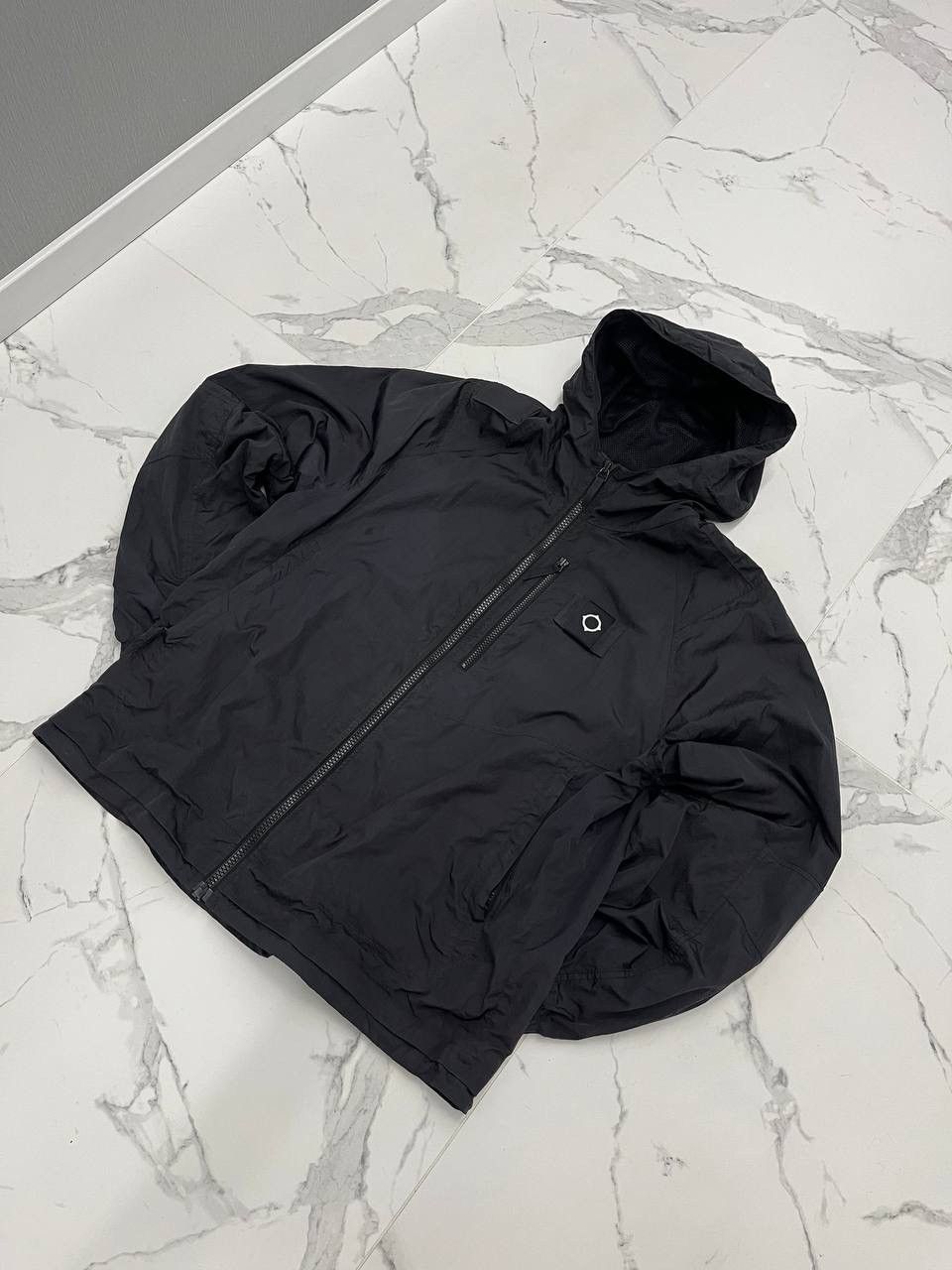 Ma.strum Black Light Jacket with patch Light Jackets