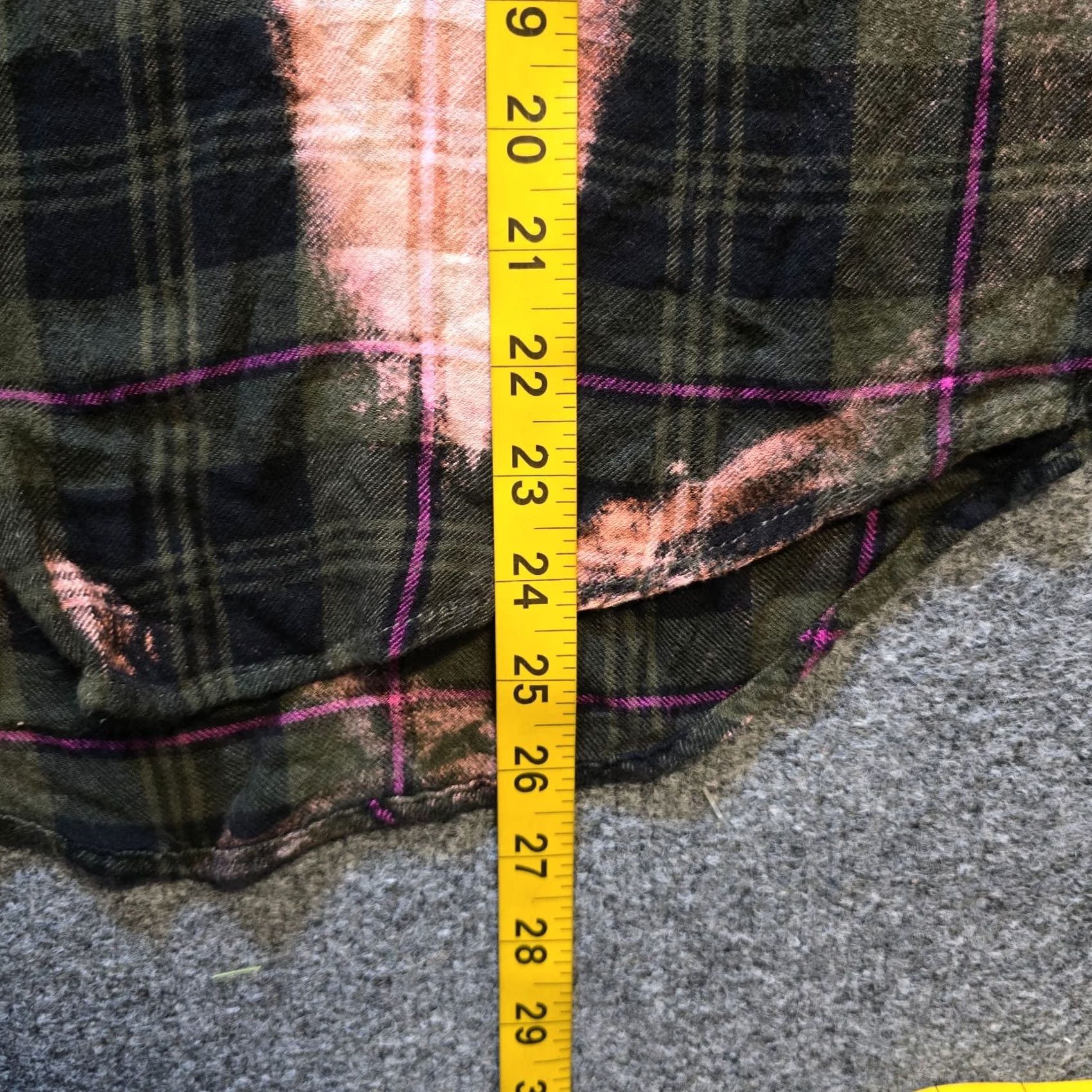 Pinko Franklin Flannels Shirt Mens Size S Green Pink Upcycle Tie Dye Hobo Casual Plaid Button-Up Long Sleeve Size US S / EU 44-46 / 1 - 6 Thumbnail