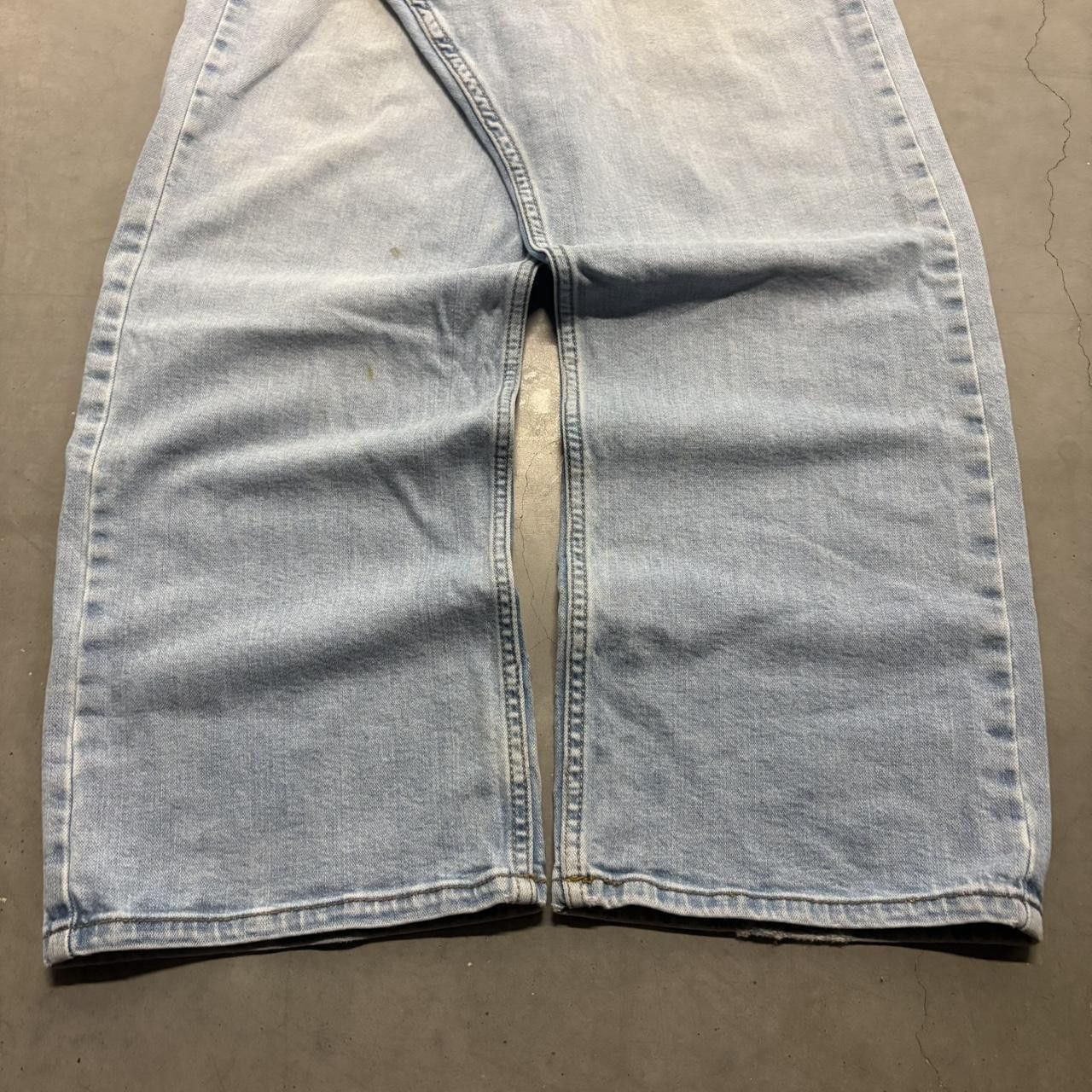 Vintage Crazy Vintage Y2K/2000s Super Baggy Skater Style Relaxed Boot Light Wash Denim Jeans! Size US 38 / EU 54 - 5 Thumbnail