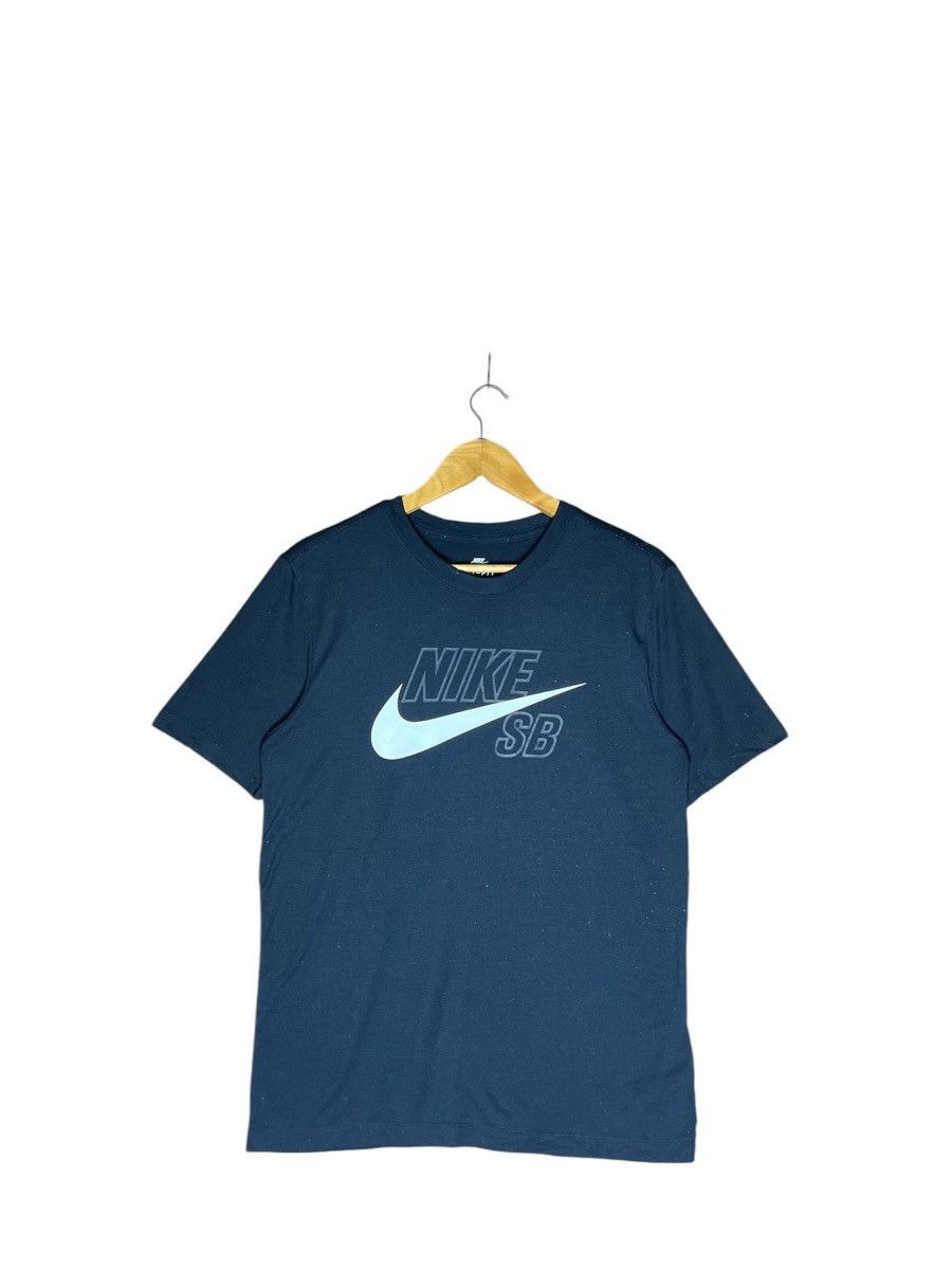 Nike × Vintage Vintage Nike SB Swoosh Tee Size US S / EU 44-46 / 1 - 1 Thumbnail