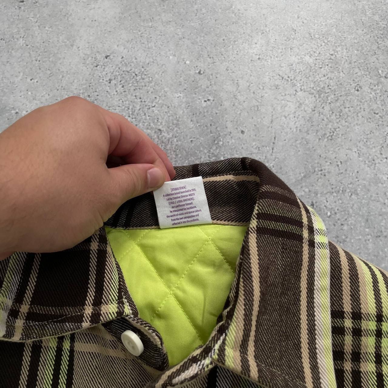 Studio Seven Honest College by Studio Seven x GU Checked Collared Jacket Size US S / EU 44-46 / 1 - 4 Thumbnail