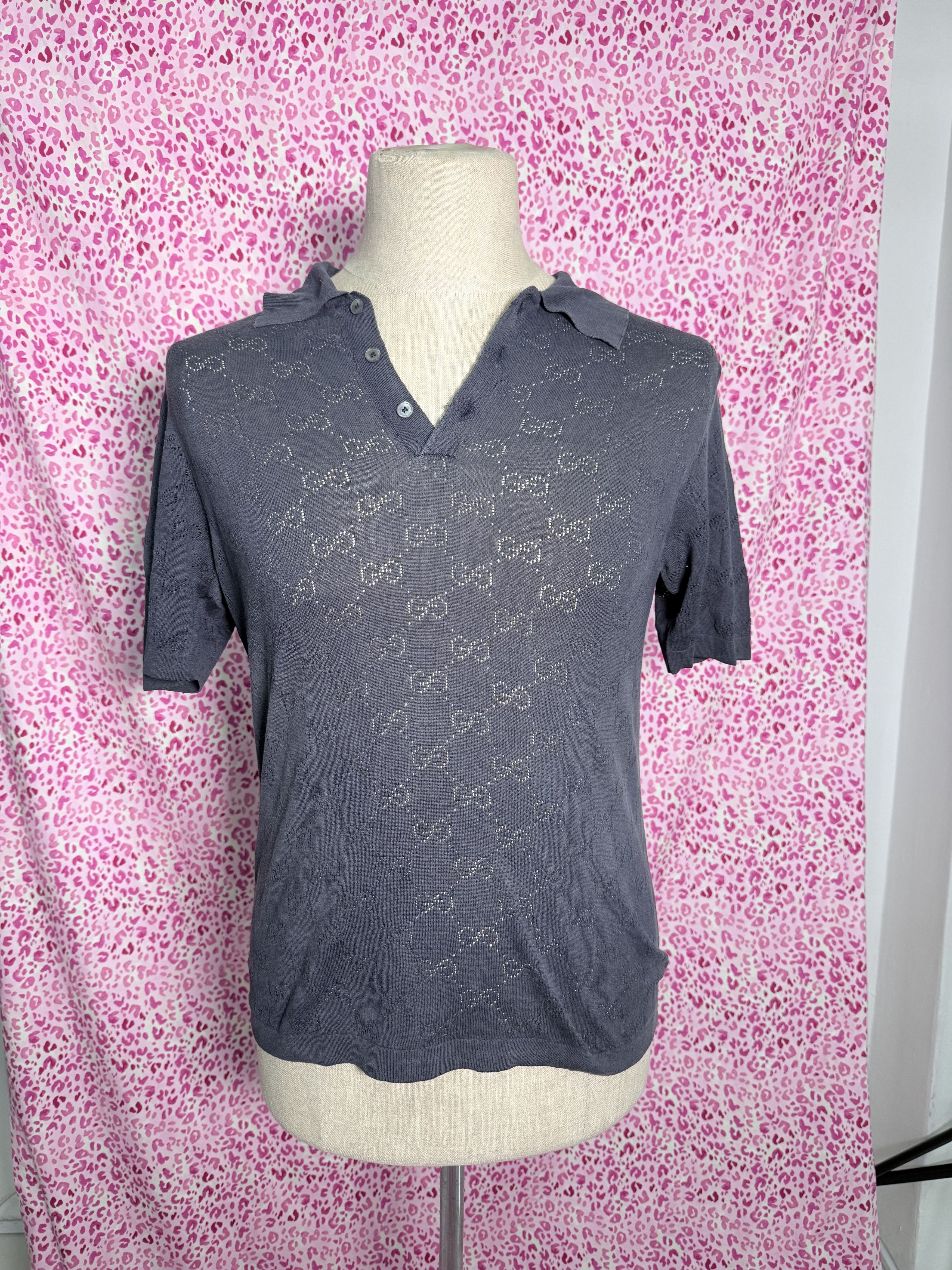 Gucci Tom Ford Gucci Era Monogram Polo Size US M / EU 48-50 / 2 - 1 Thumbnail