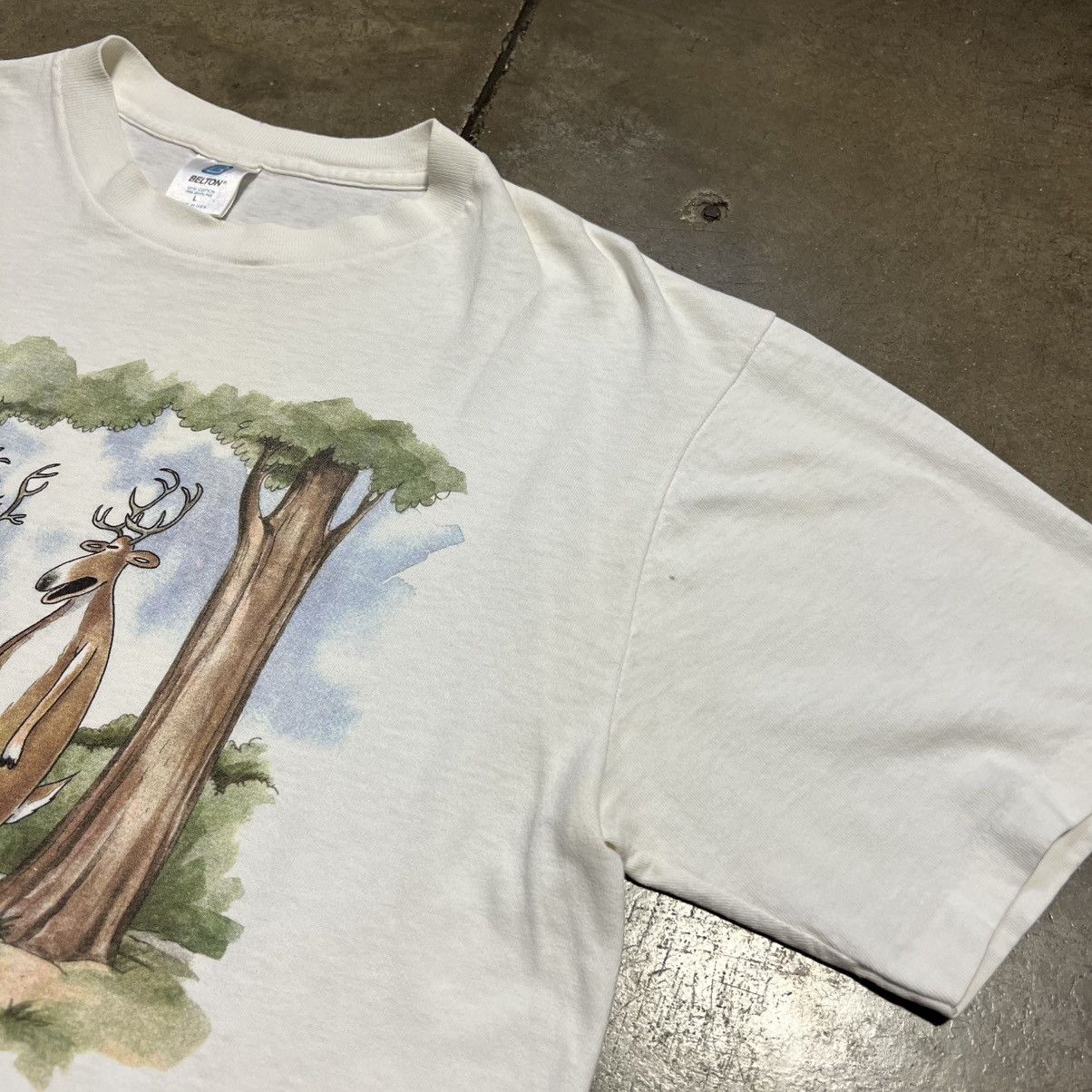 Vintage Vintage The Far Side Humor Comic T Shirt Birthmark 80s USA Size US L / EU 52-54 / 3 - 7 Thumbnail