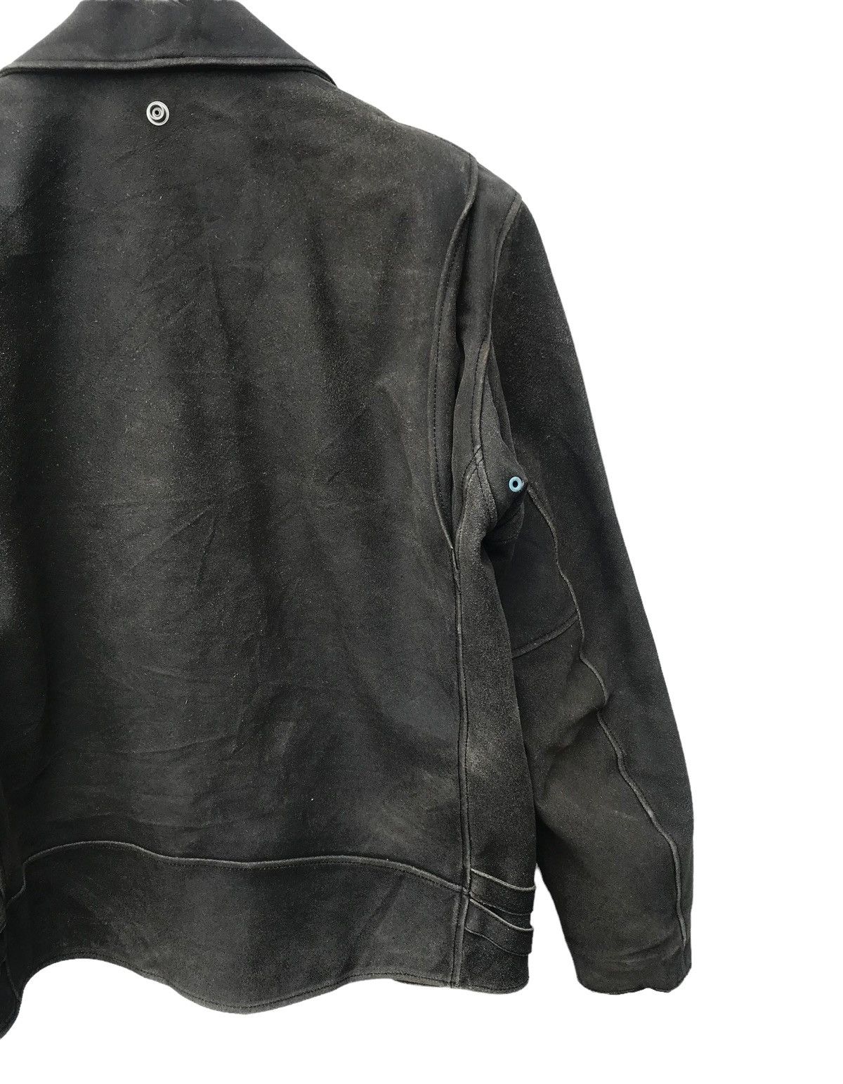 PPFM PPFM Double Collar Biker Rockabilly Leather Jacket Size US M / EU 48-50 / 2 - 11 Thumbnail