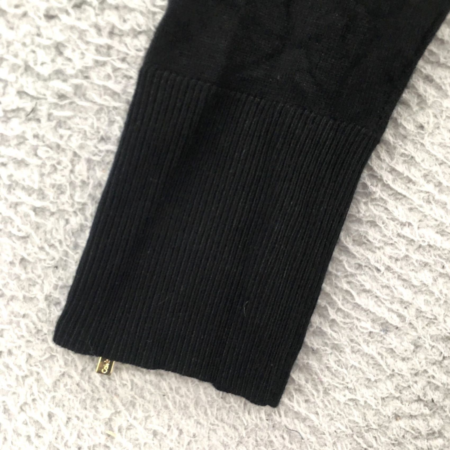 Calvin Klein Calvin Klein Bodycon Sweater Dress Womens Black Lace Up V-Neck Casual S Size S / US 4 / IT 40 - 6 Thumbnail