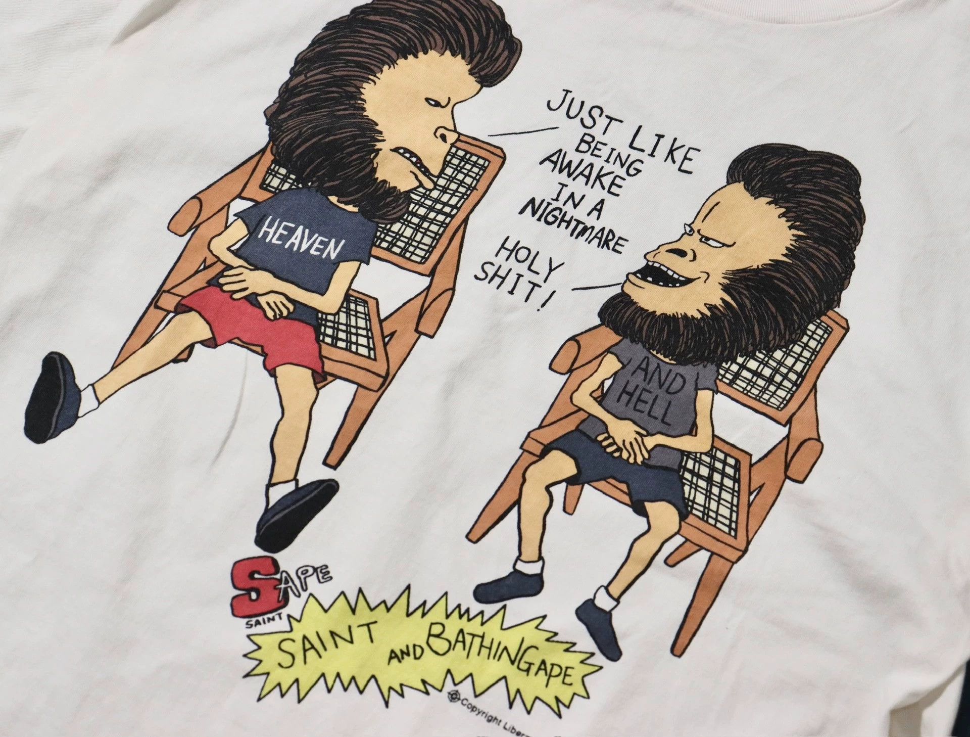 Saint Michael Saint Michael Saint Michael Joint Bape 23ss ape-man short Size US XXL / EU 58 / 5 - 5 Thumbnail