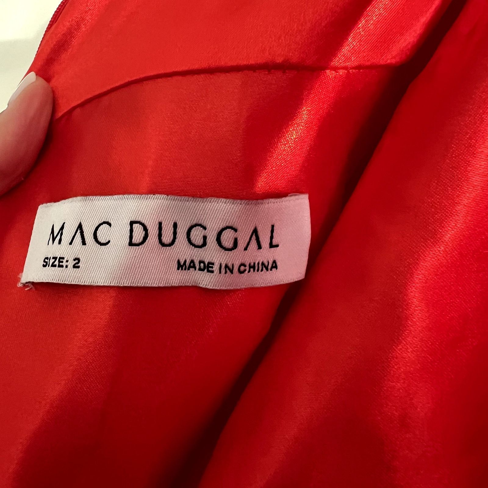 MACH & MACH Mac Duggal maxi red dress one shoulder size 2 BB Size XS / US 0-2 / IT 36-38 - 6 Thumbnail