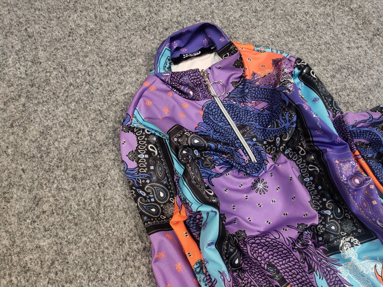 Jaded London Jaded London Mini Dress Bandana Dragon Multicolor Long sleev Size XS / US 0-2 / IT 36-38 - 7 Thumbnail