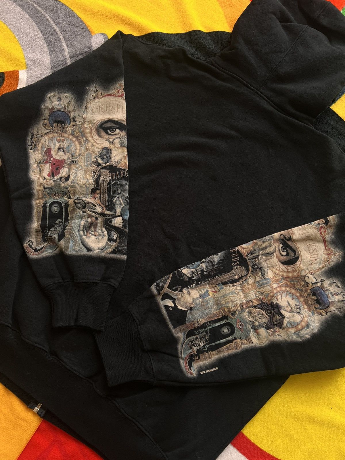 Supreme Supreme Michael Jackson Dangerous Zip Up Hooded Sweatshirt Size US XL / EU 56 / 4 - 13 Thumbnail