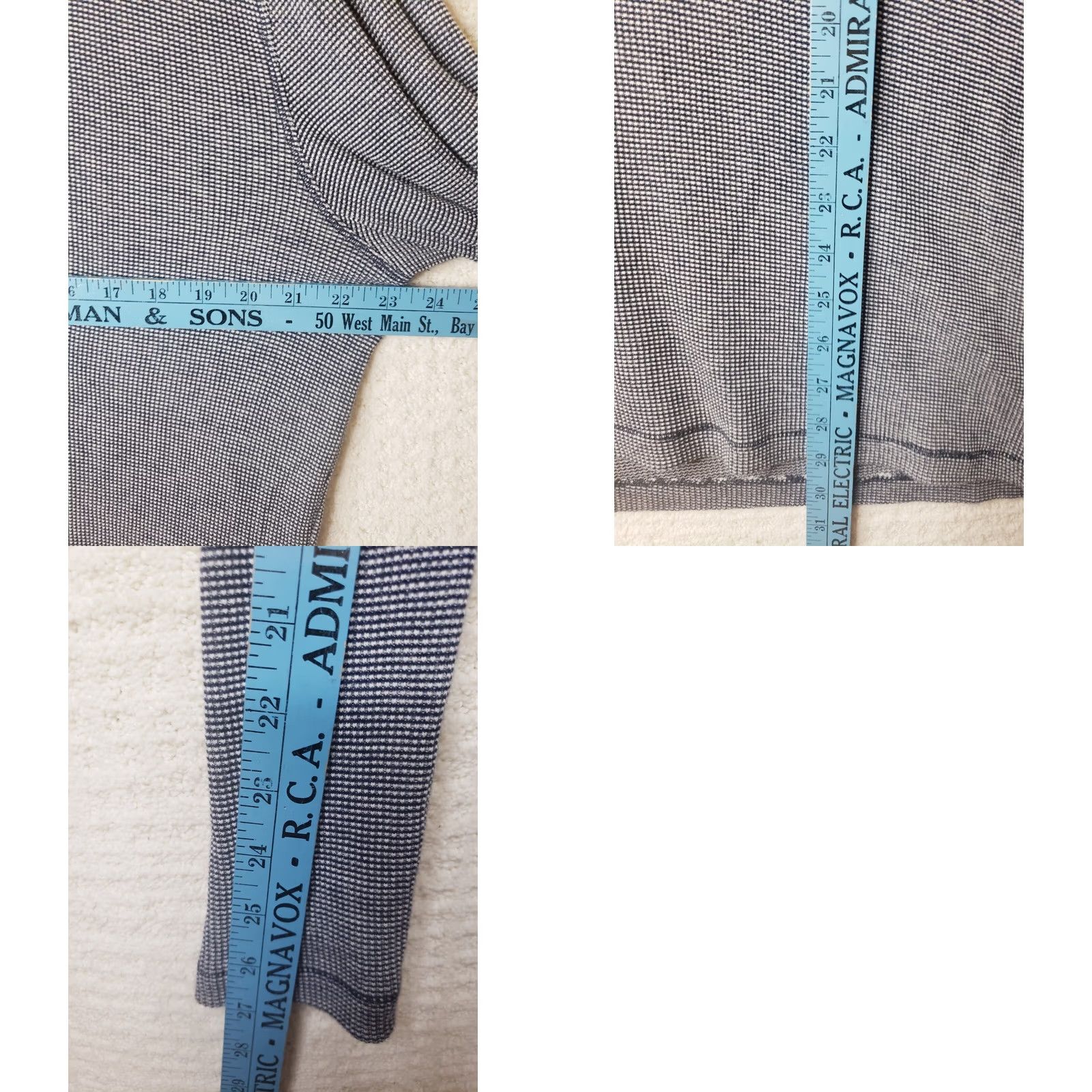 Vintage The Rail Henley Shirt Men's M Blue Long Sleeve Waffle Knit Lightweight Soft Size US M / EU 48-50 / 2 - 8 Thumbnail