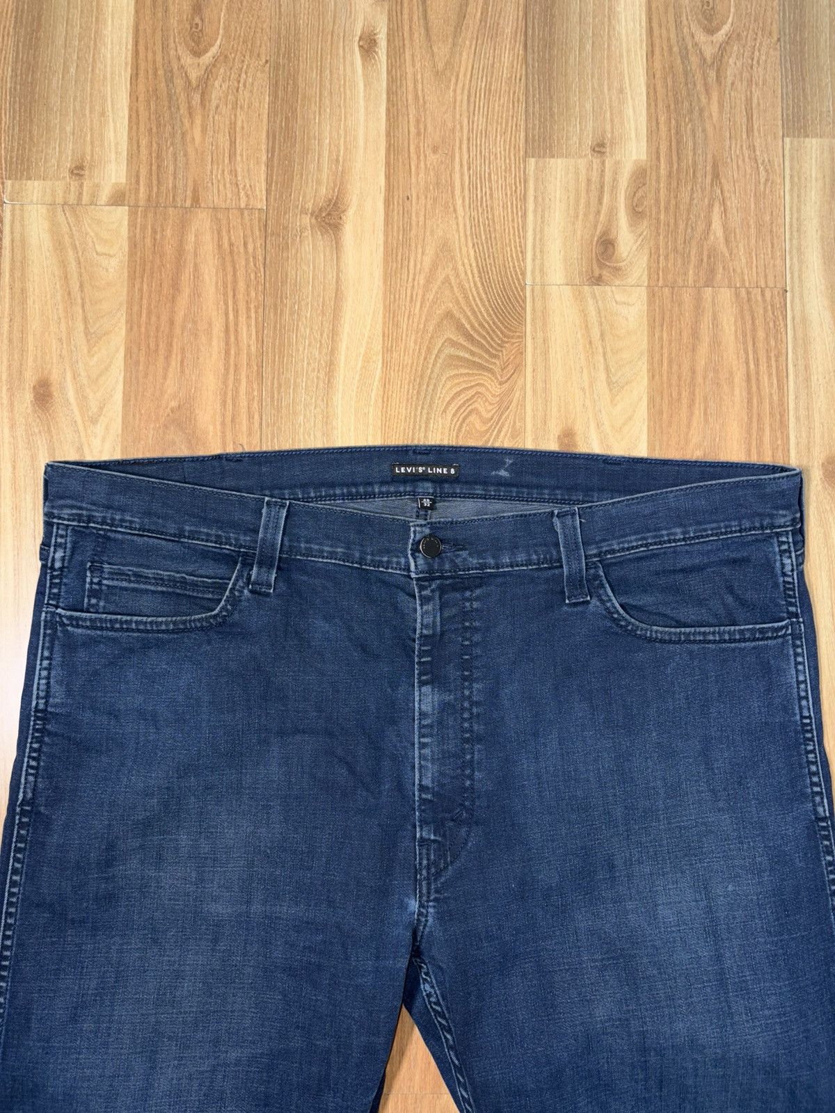 Levi's Vintage Clothing Levi’s Line 8 "Detective" 513 Slim Straight Denim Jeans Size US 40 / EU 56 - 3 Thumbnail