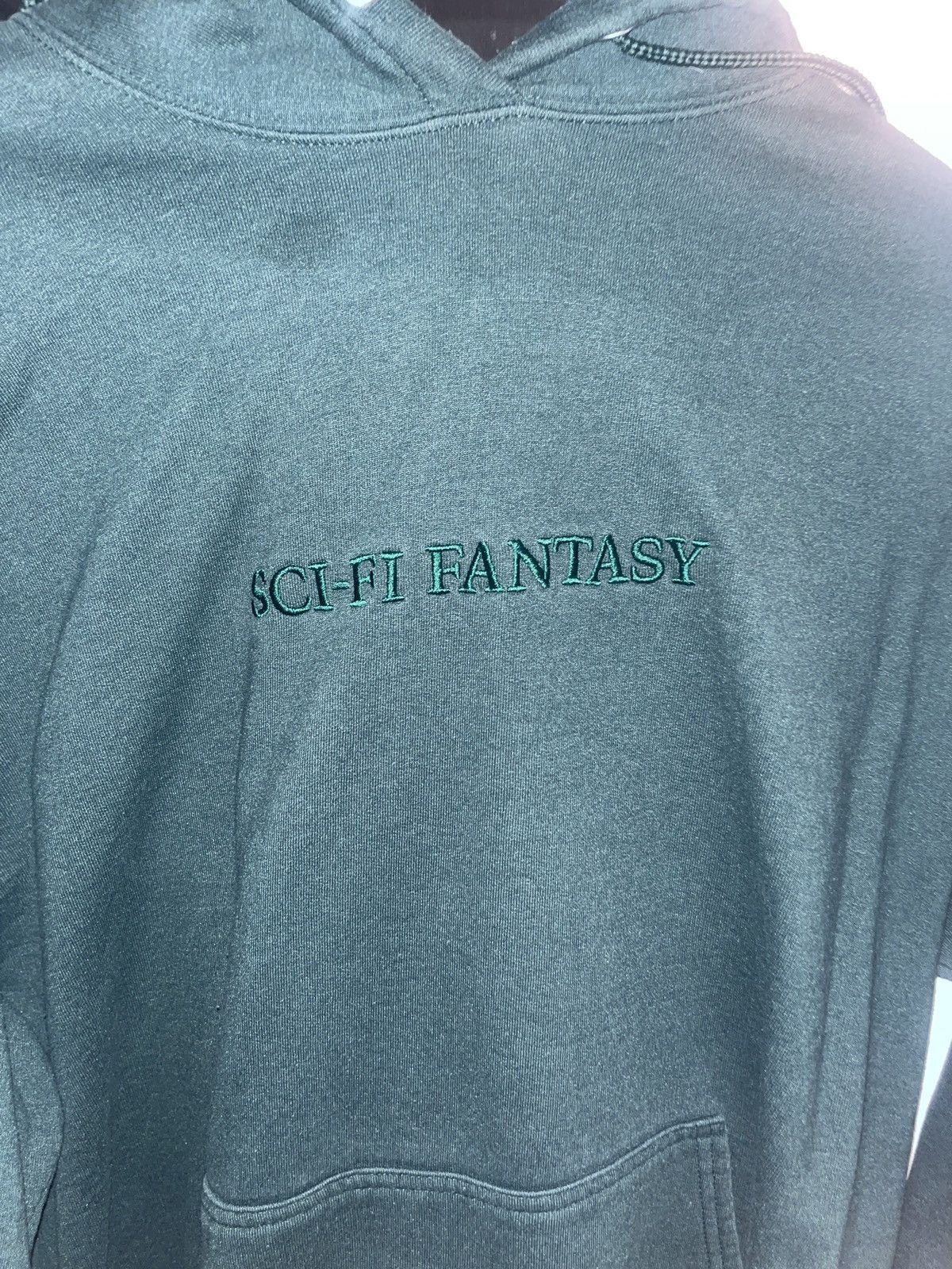 Sci-Fi Fantasy SCI-FI FANTASY MONOCHROME EMBROIDERED PULLOVER HOODIE GREEN Size US L / EU 52-54 / 3 - 2 Thumbnail