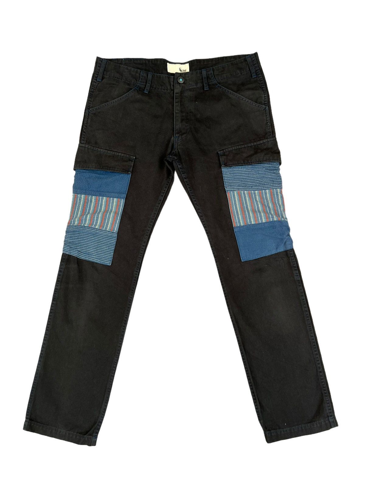 Vintage Vintage Swing Incomp Japan Hybrid Fade Black Cargo Trouser Size US 32 / EU 48 - 1 Thumbnail