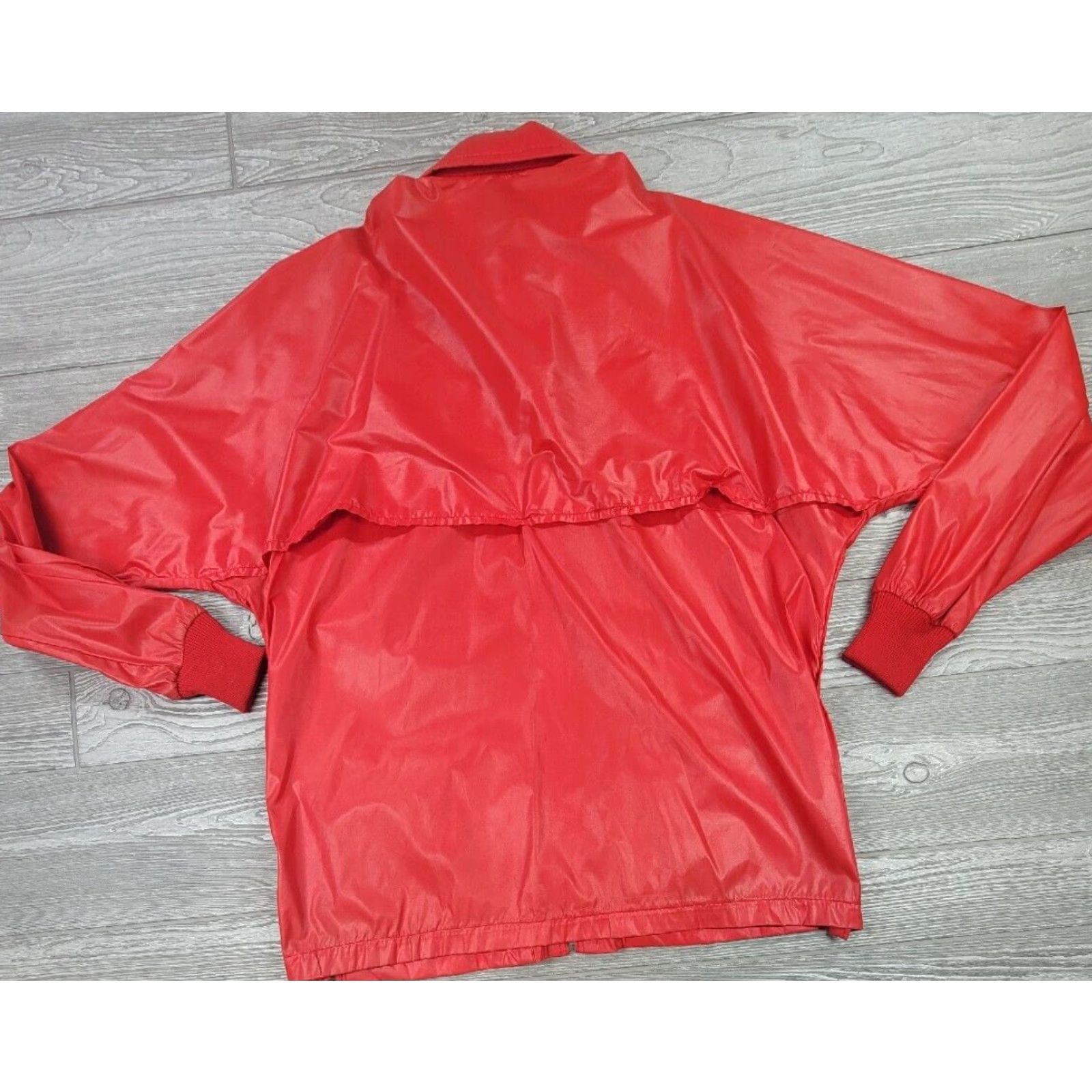Vintage VINTAGE West Wind Jacket Mens Red Nylon Full Zip Windbreaker 1988 Olympics USA Logo Zipper Pull Size US M / EU 48-50 / 2 - 6 Thumbnail