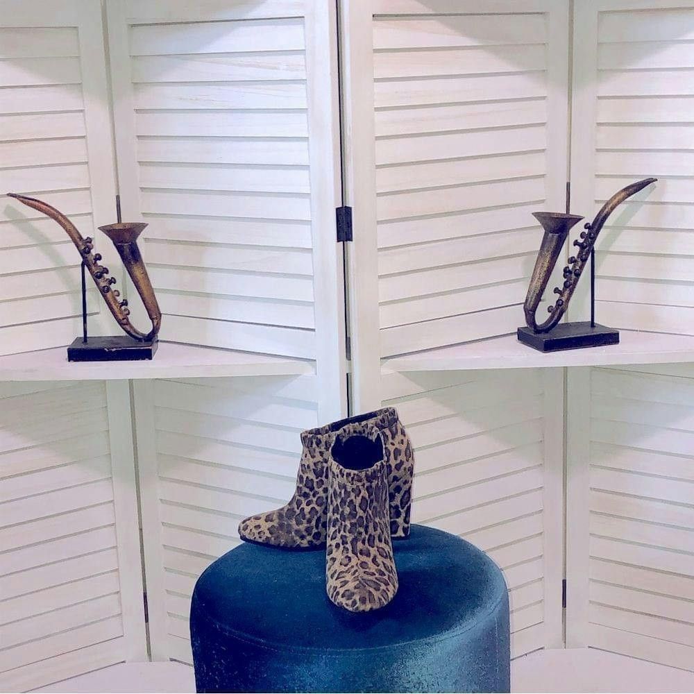 Other Sam & Libby vegan leather animal print ankle boots sz 9 Size US 9 / IT 39 - 2 Thumbnail
