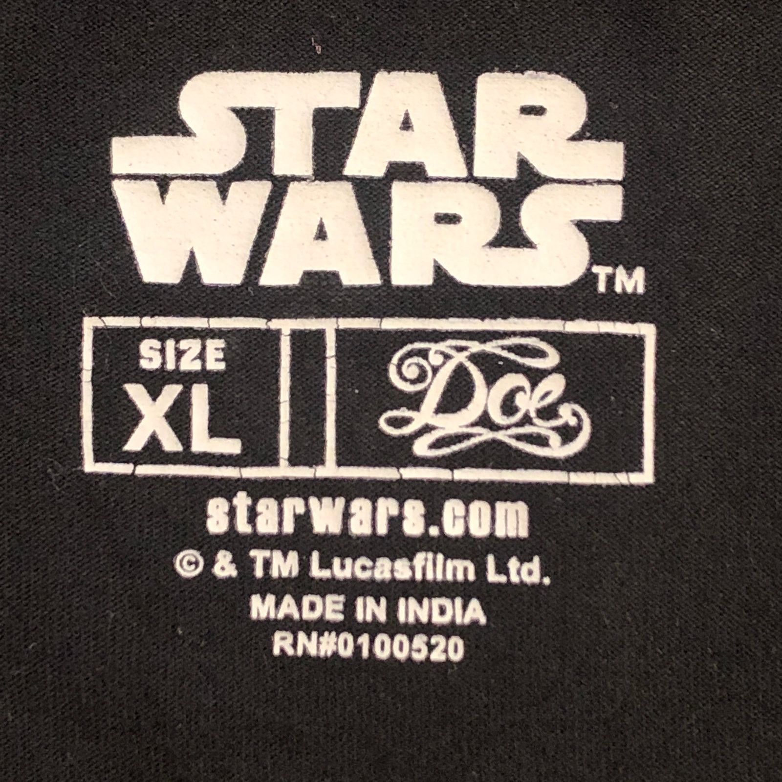 Star Wars Star Wars Classic Retro Scroll Logo Black Gold Men's XL Size US XL / EU 56 / 4 - 4 Thumbnail
