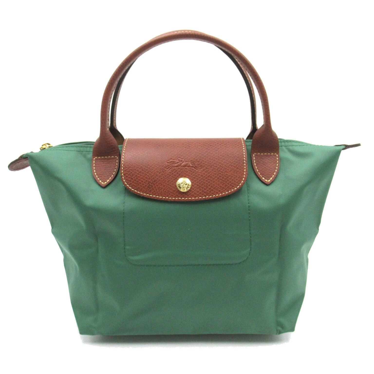 Longchamp Longchamp Le Preage Original S Top Handle Bag Handbag Tote Others Recycled Polyamide Green Sage Size ONE SIZE - 1 Thumbnail