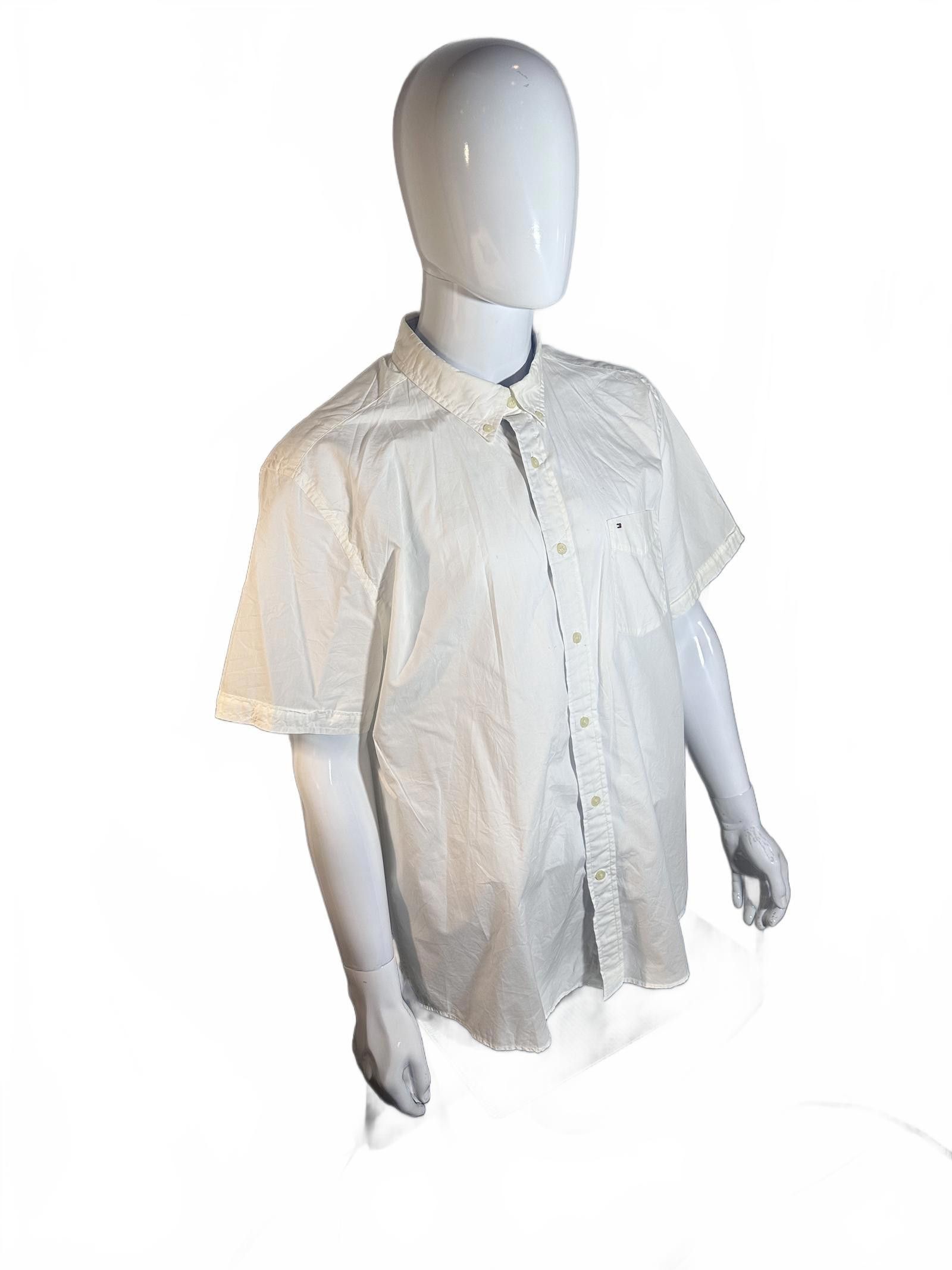 Tommy Hilfiger Tommy Hilfiger Short Sleeve Shirt - Classic White XL Size US XL / EU 56 / 4 - 2 Thumbnail