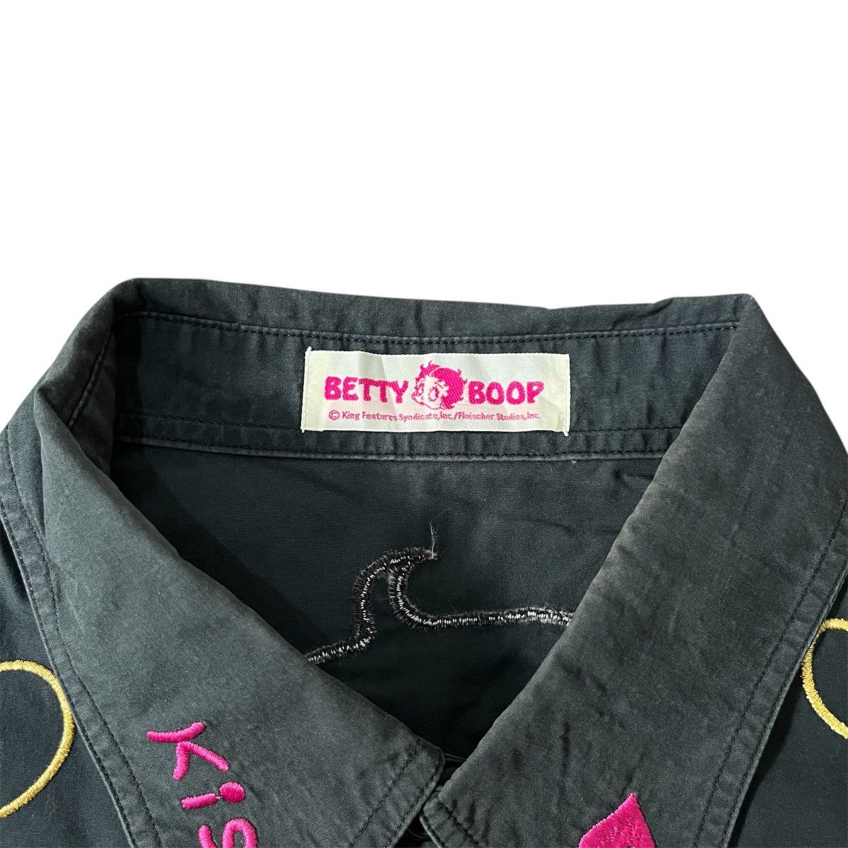 Cartoon Network Vintage Betty Boop Emboidery Long Shirt Size US L / EU 52-54 / 3 - 14 Thumbnail