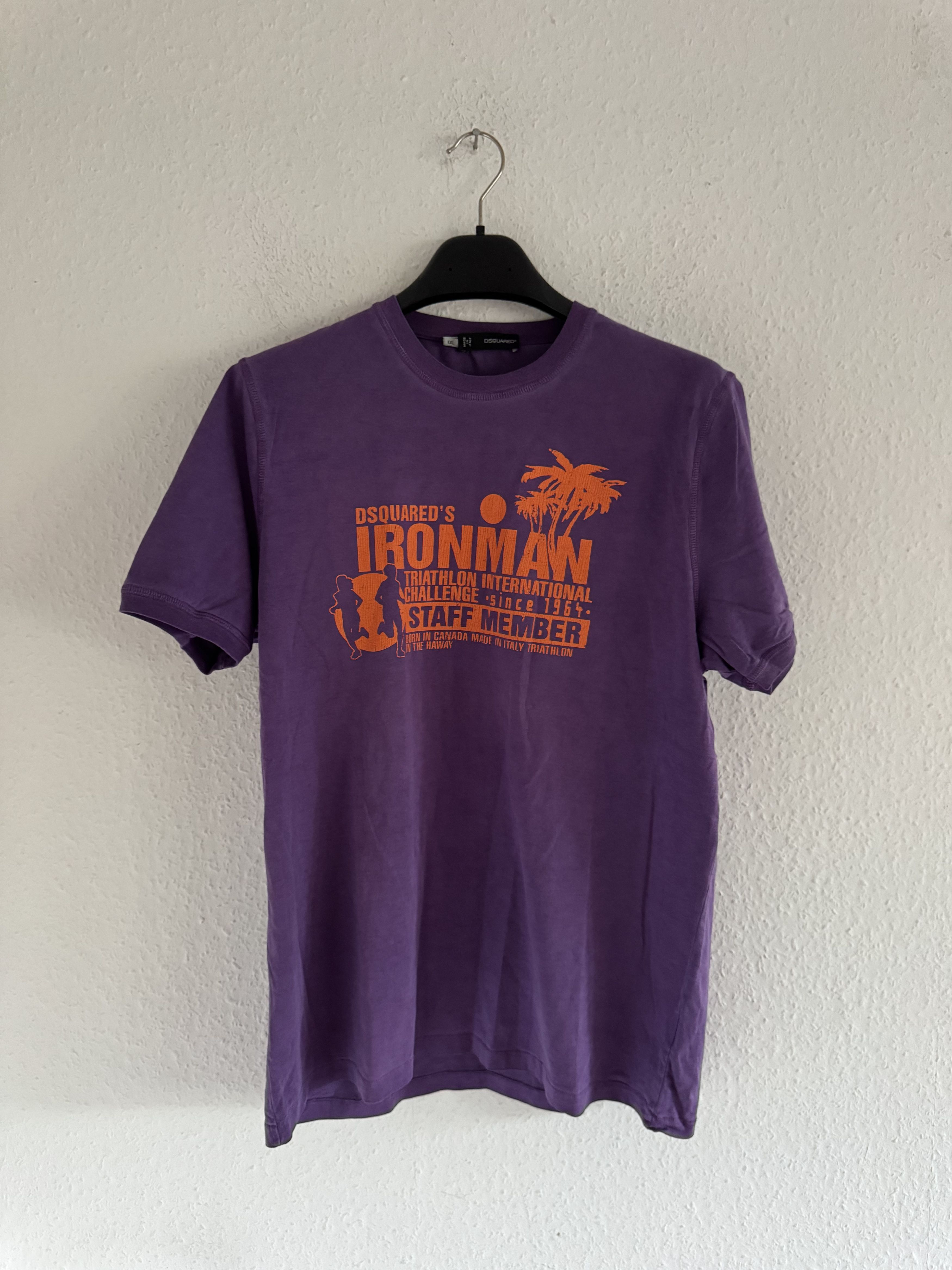 Dsquared2 Ironman Triathlon Graphic T-Shirt Size US XXL / EU 58 / 5 - 1 Thumbnail